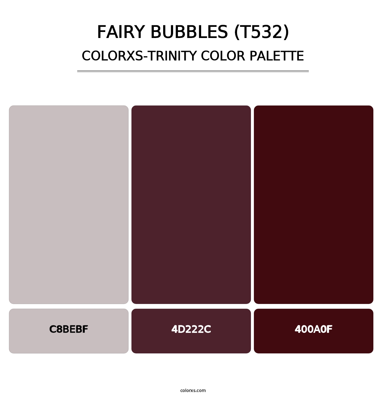 Fairy Bubbles (T532) - Colorxs Trinity Palette