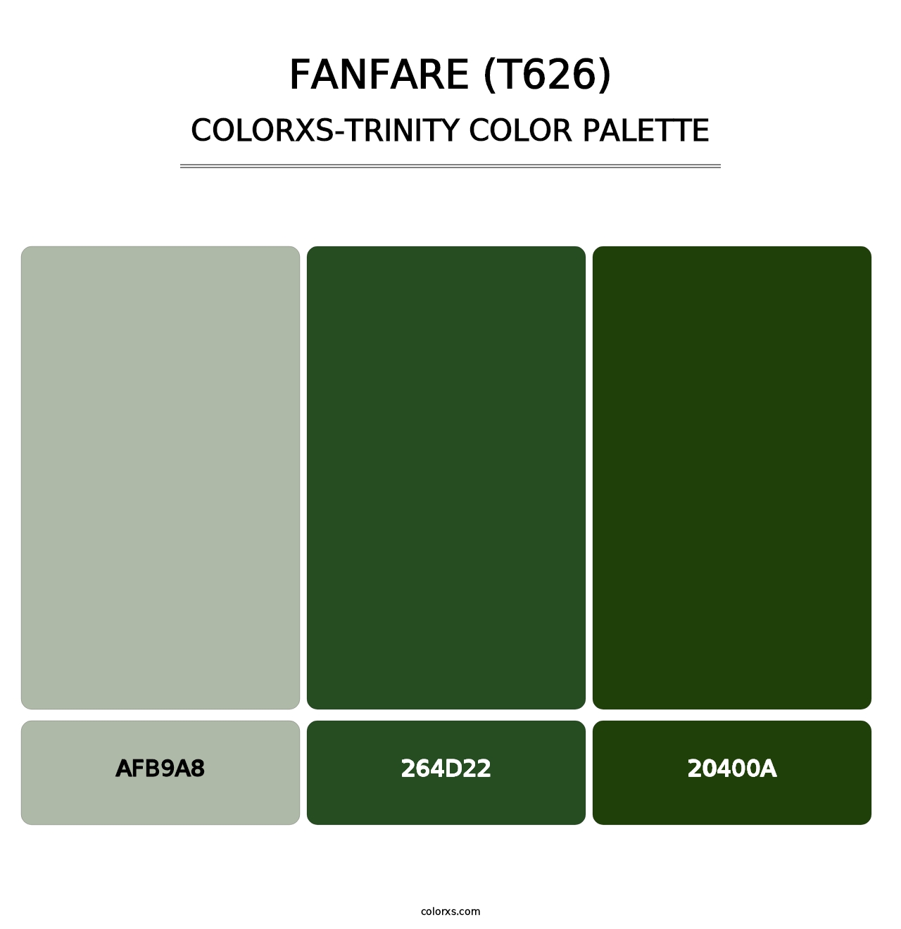 Fanfare (T626) - Colorxs Trinity Palette