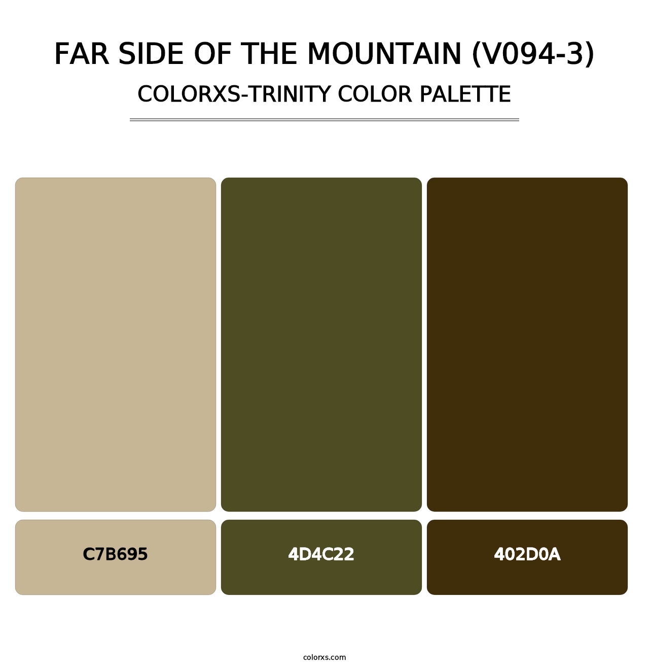 Far Side of the Mountain (V094-3) - Colorxs Trinity Palette