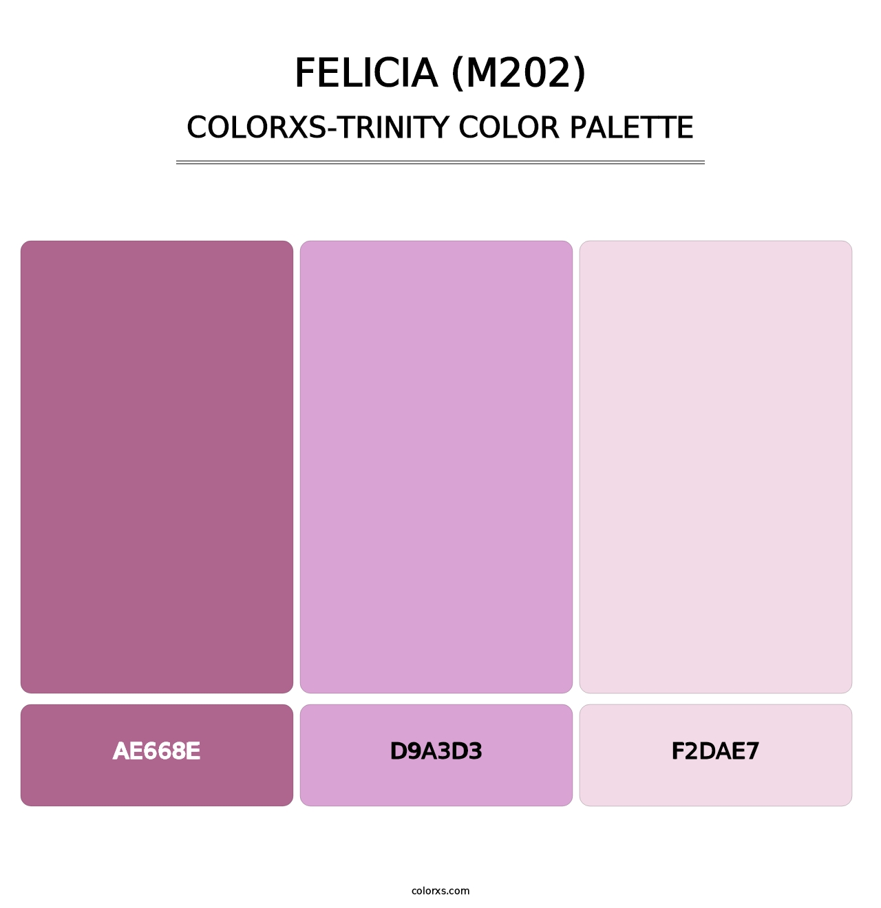 Felicia (M202) - Colorxs Trinity Palette