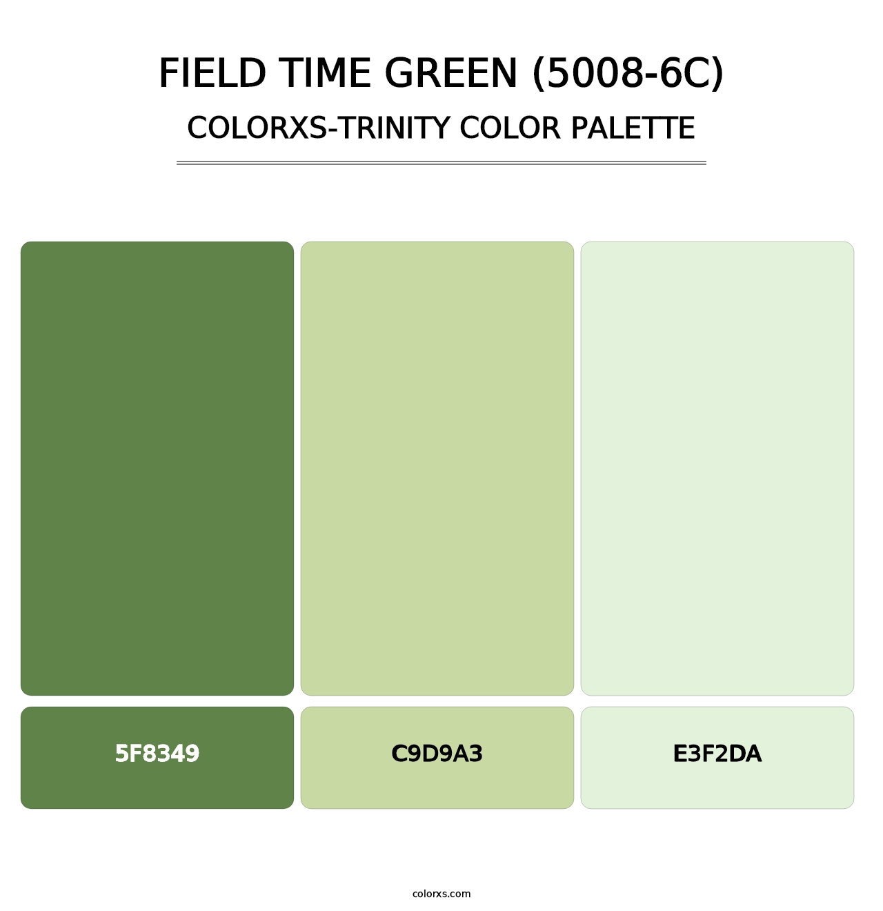 Field Time Green (5008-6C) - Colorxs Trinity Palette