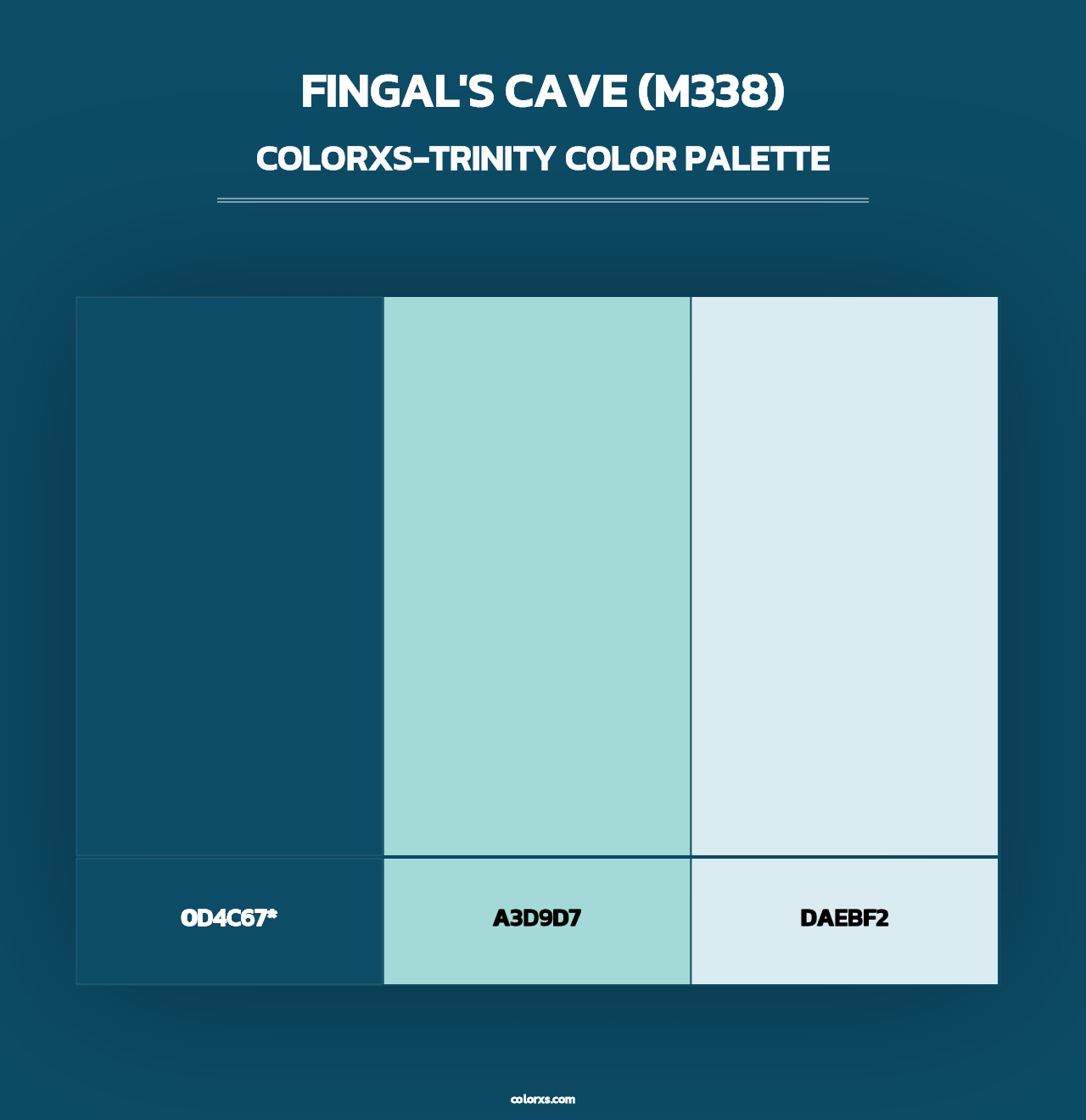 Fingal's Cave (M338) - Colorxs Trinity Palette