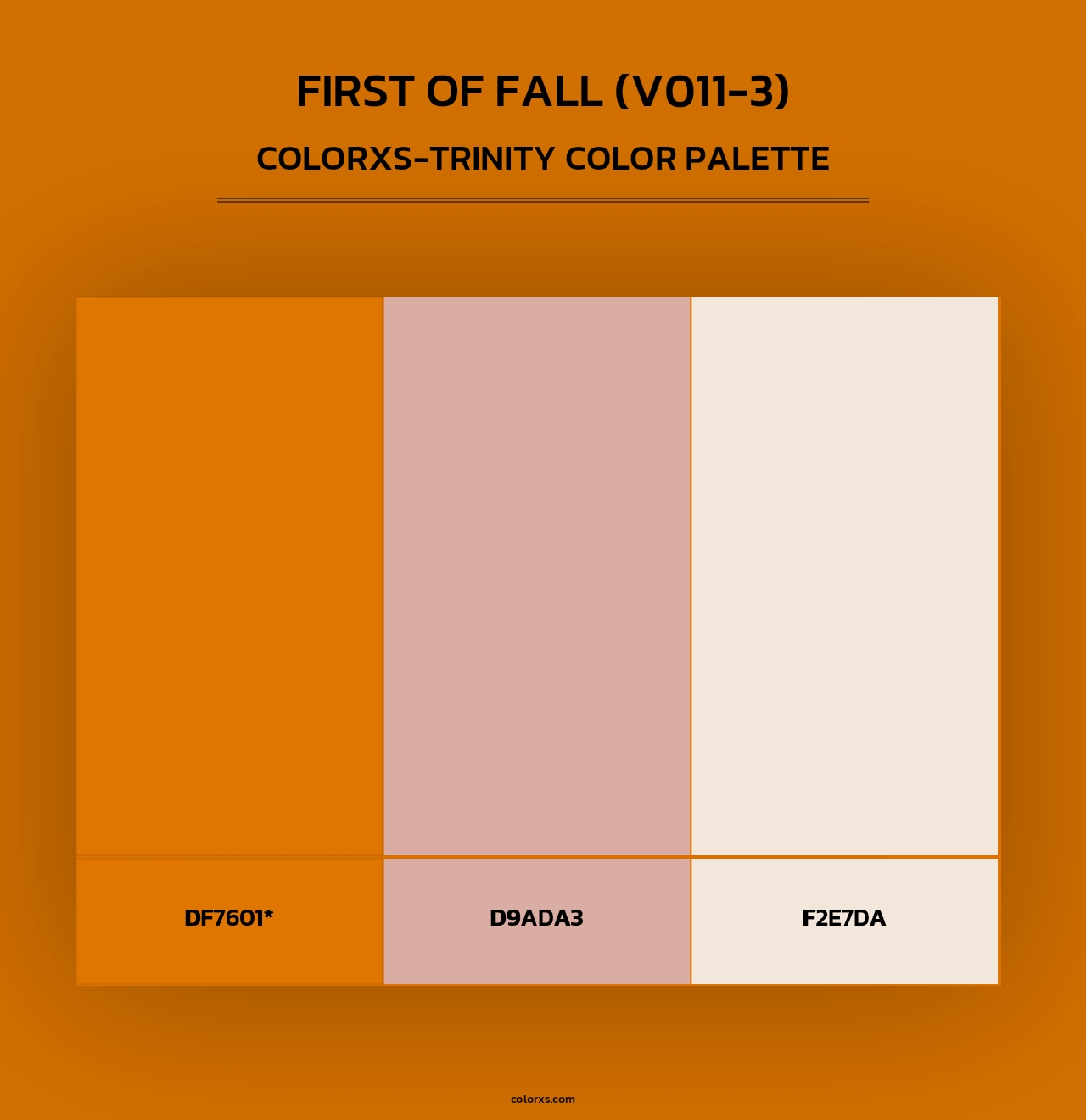 First of Fall (V011-3) - Colorxs Trinity Palette