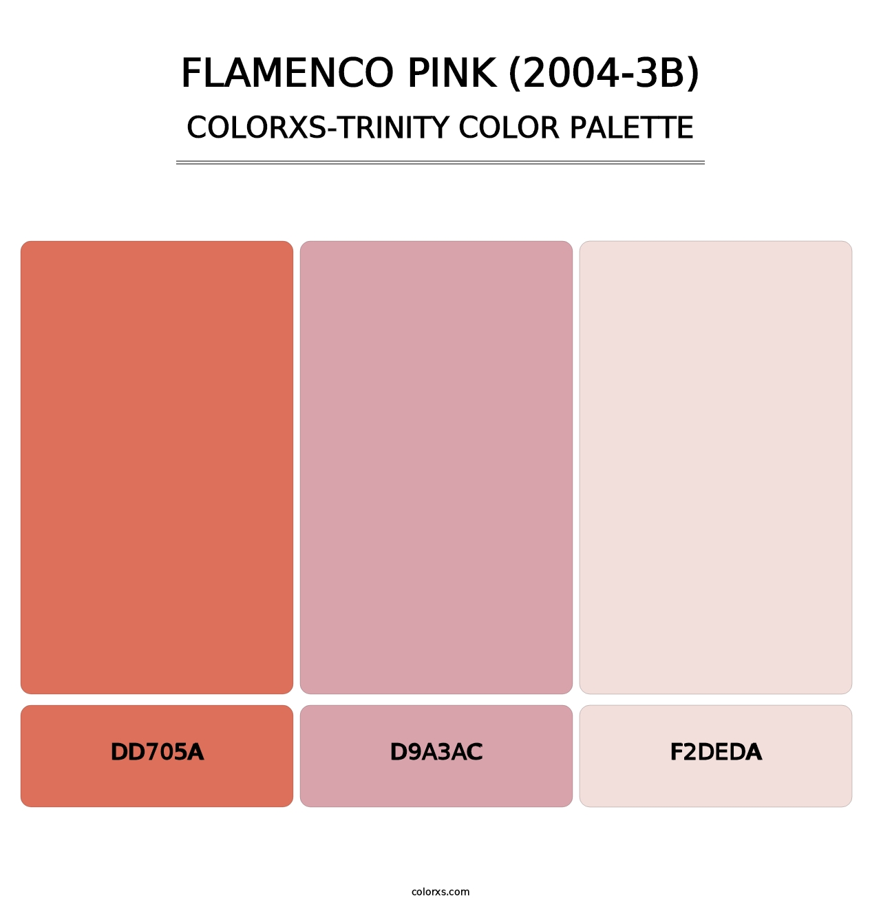 Flamenco Pink (2004-3B) - Colorxs Trinity Palette