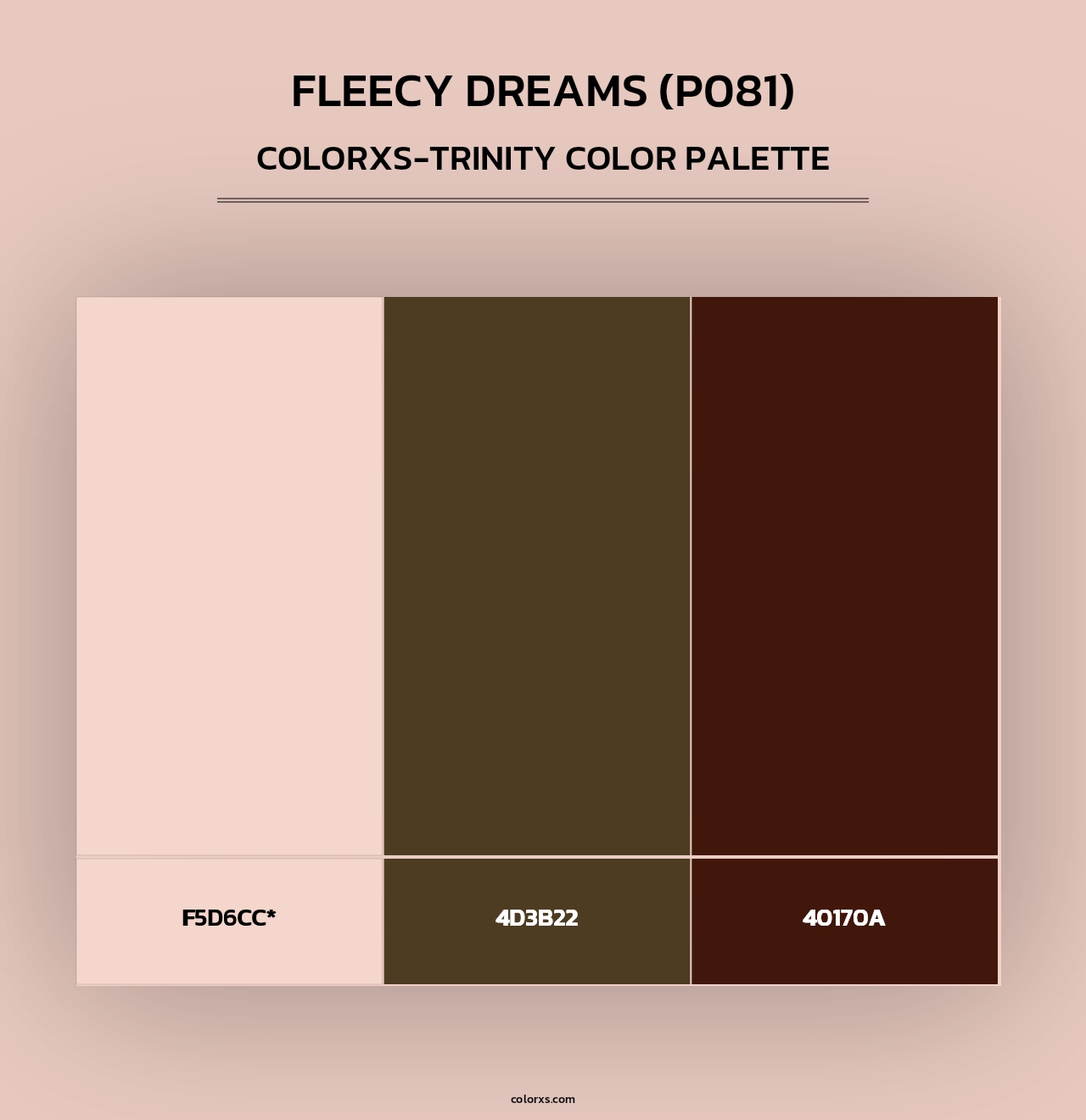 Fleecy Dreams (P081) - Colorxs Trinity Palette