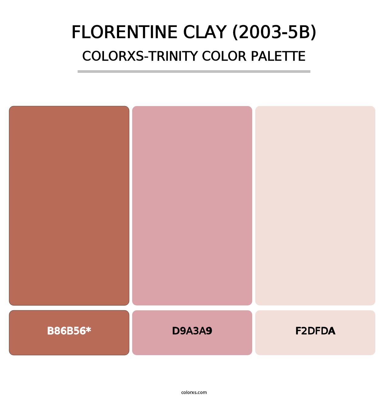 Florentine Clay (2003-5B) - Colorxs Trinity Palette