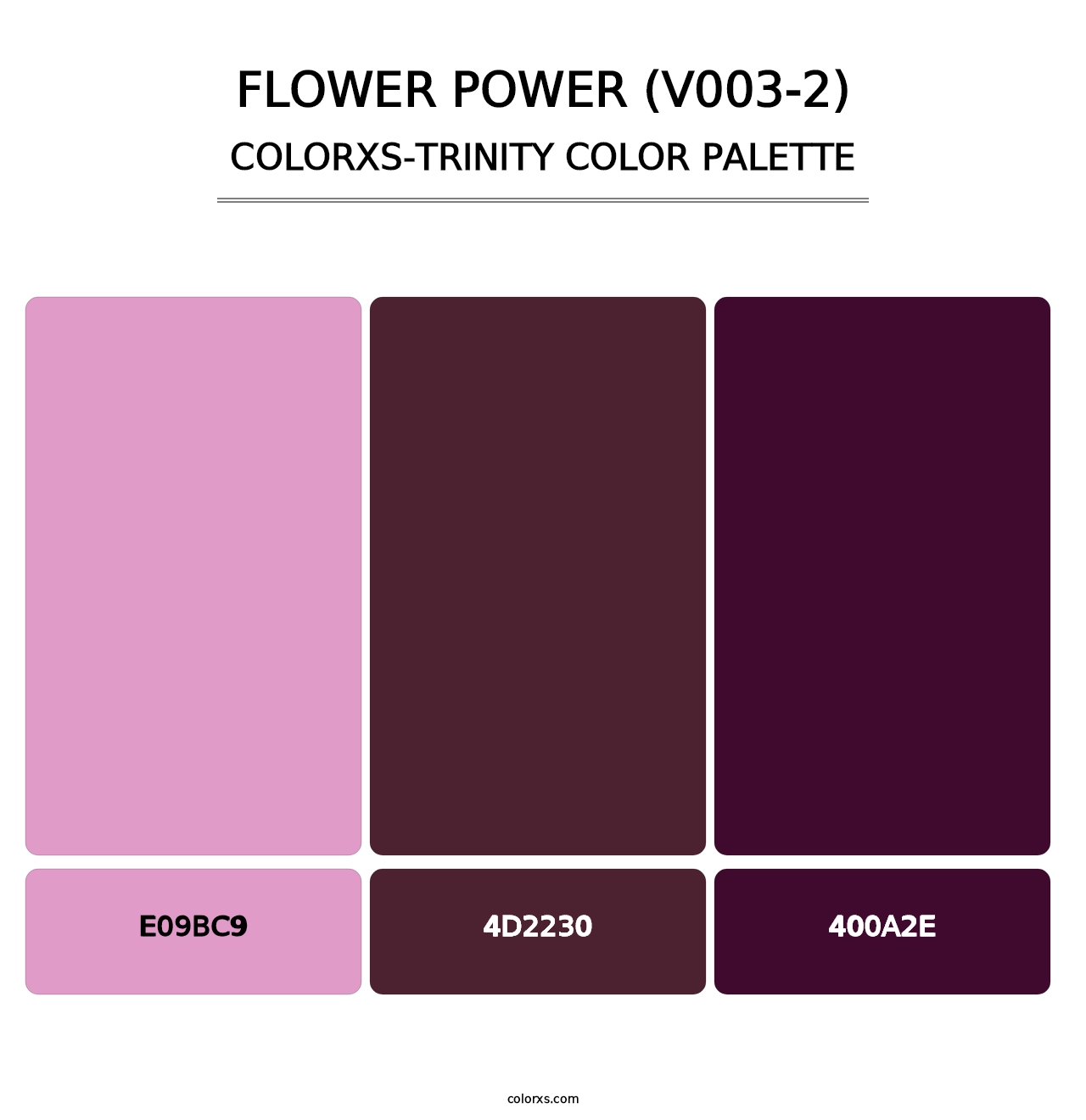 Flower Power (V003-2) - Colorxs Trinity Palette