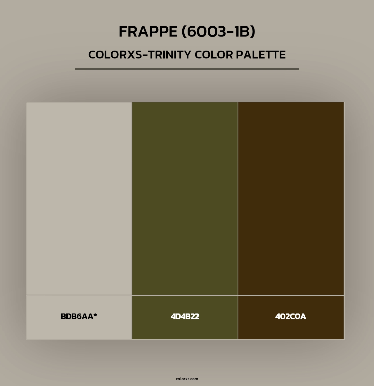 Frappe (6003-1B) - Colorxs Trinity Palette