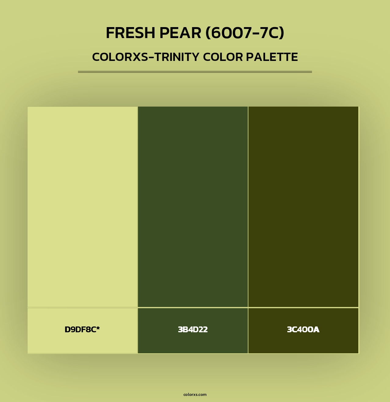 Fresh Pear (6007-7C) - Colorxs Trinity Palette