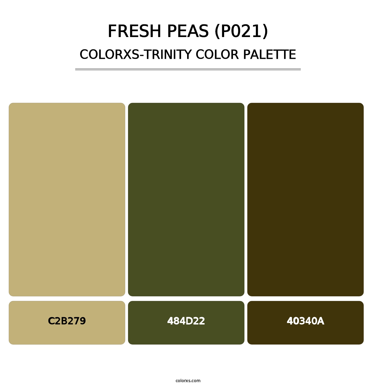 Fresh Peas (P021) - Colorxs Trinity Palette