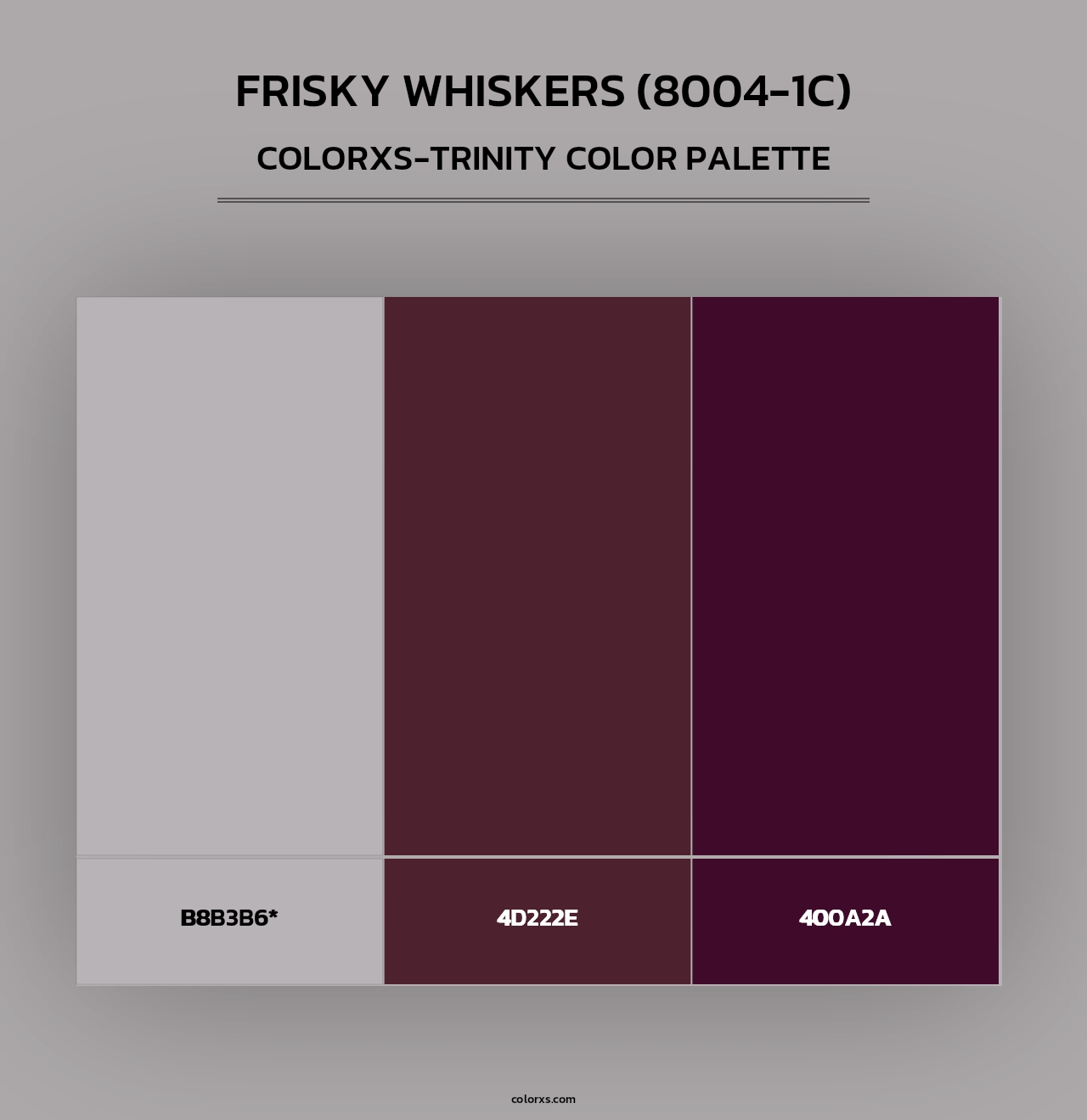 Frisky Whiskers (8004-1C) - Colorxs Trinity Palette