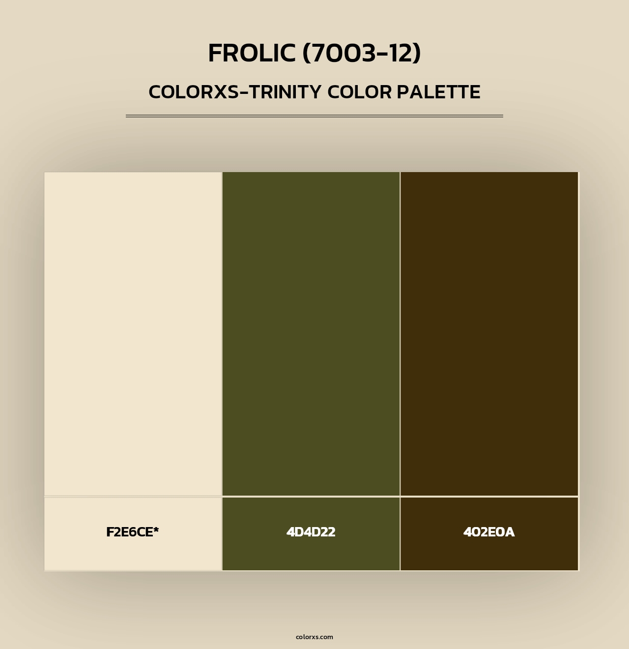 Frolic (7003-12) - Colorxs Trinity Palette
