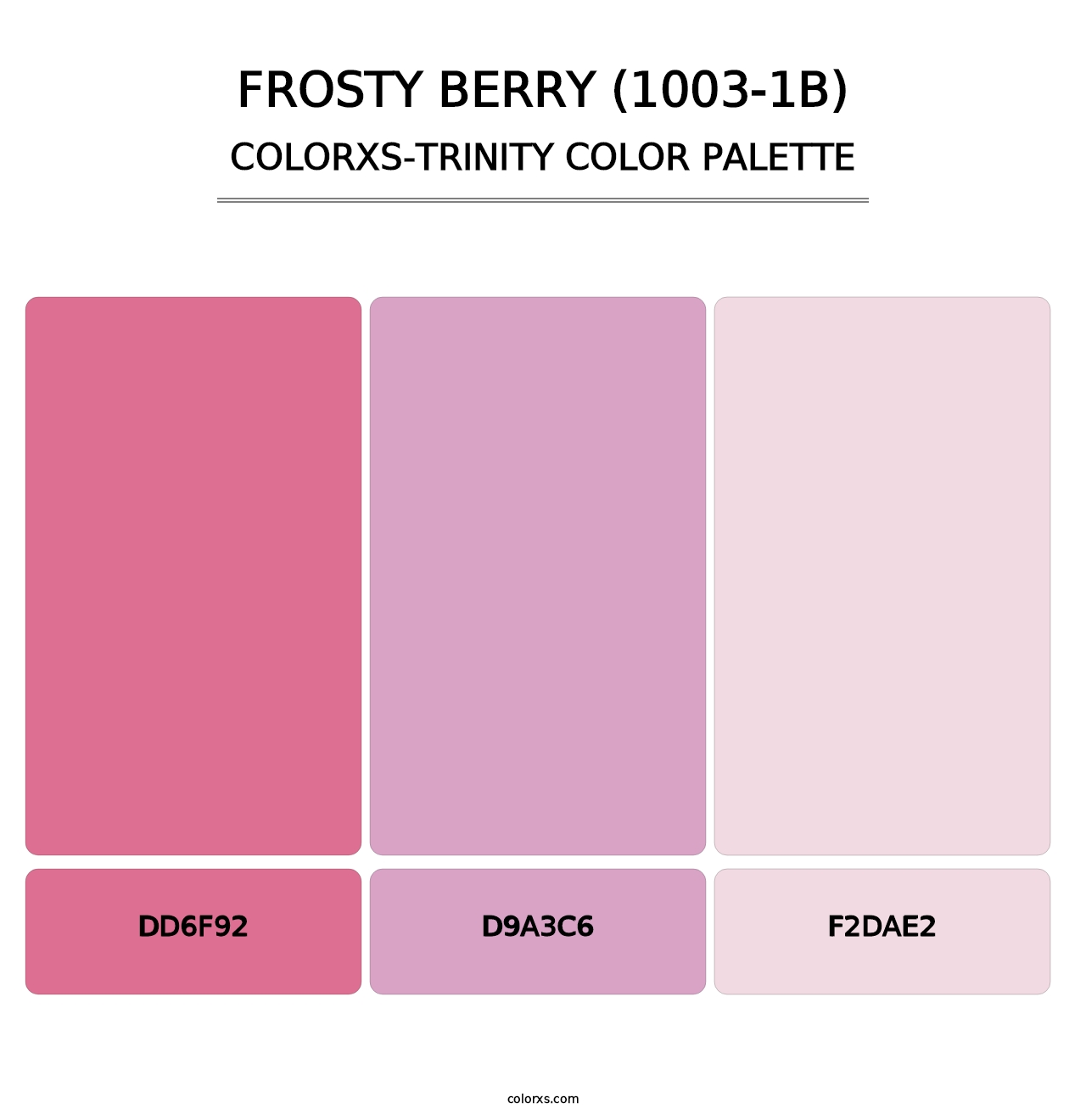 Frosty Berry (1003-1B) - Colorxs Trinity Palette