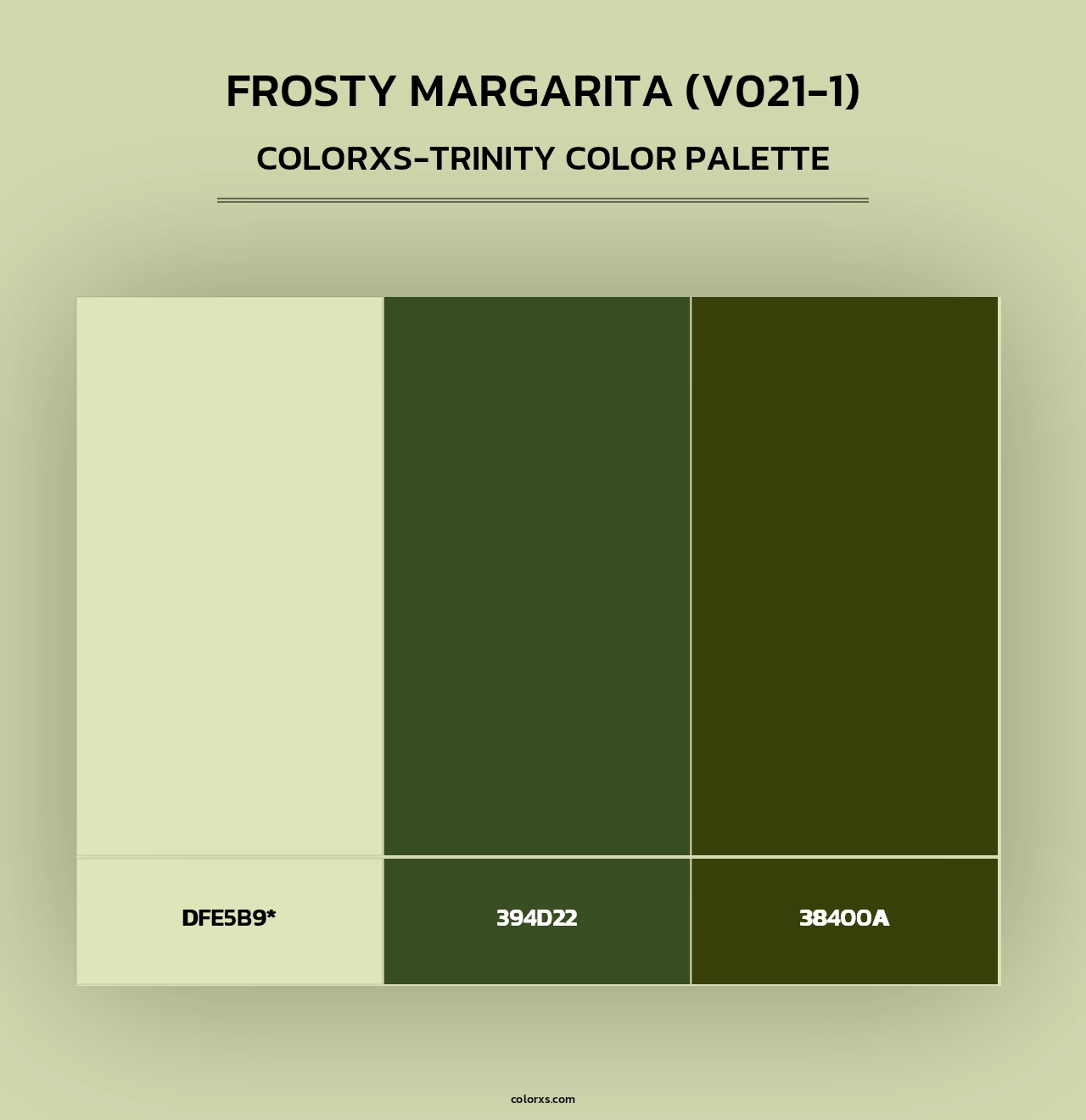 Frosty Margarita (V021-1) - Colorxs Trinity Palette