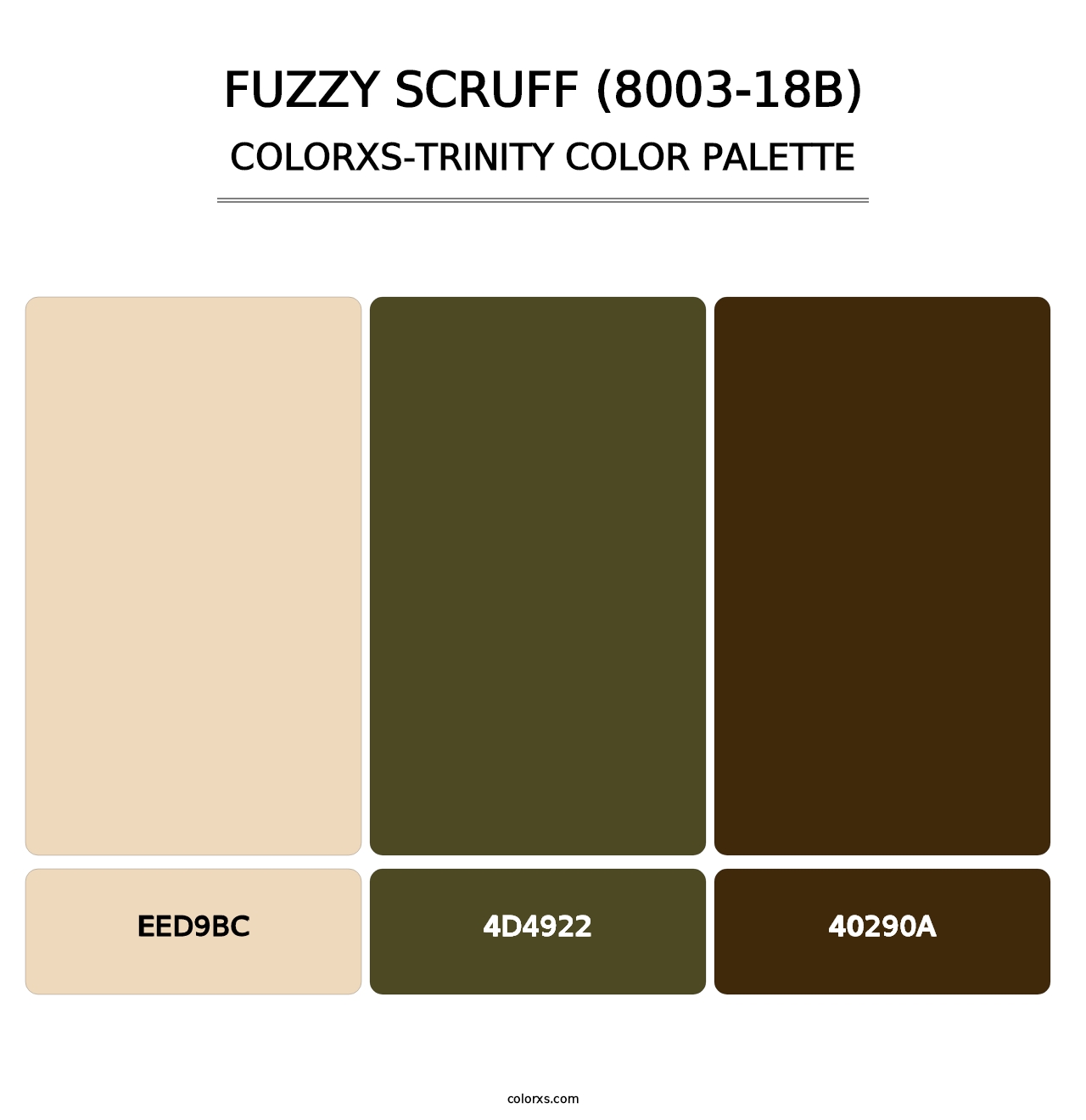 Fuzzy Scruff (8003-18B) - Colorxs Trinity Palette