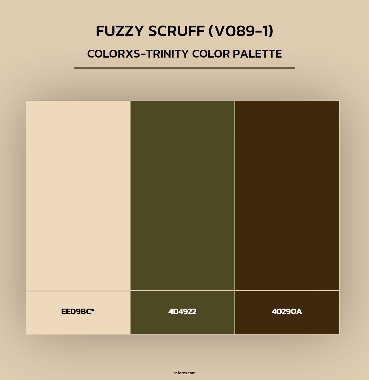 Fuzzy Scruff (V089-1) - Colorxs Trinity Palette