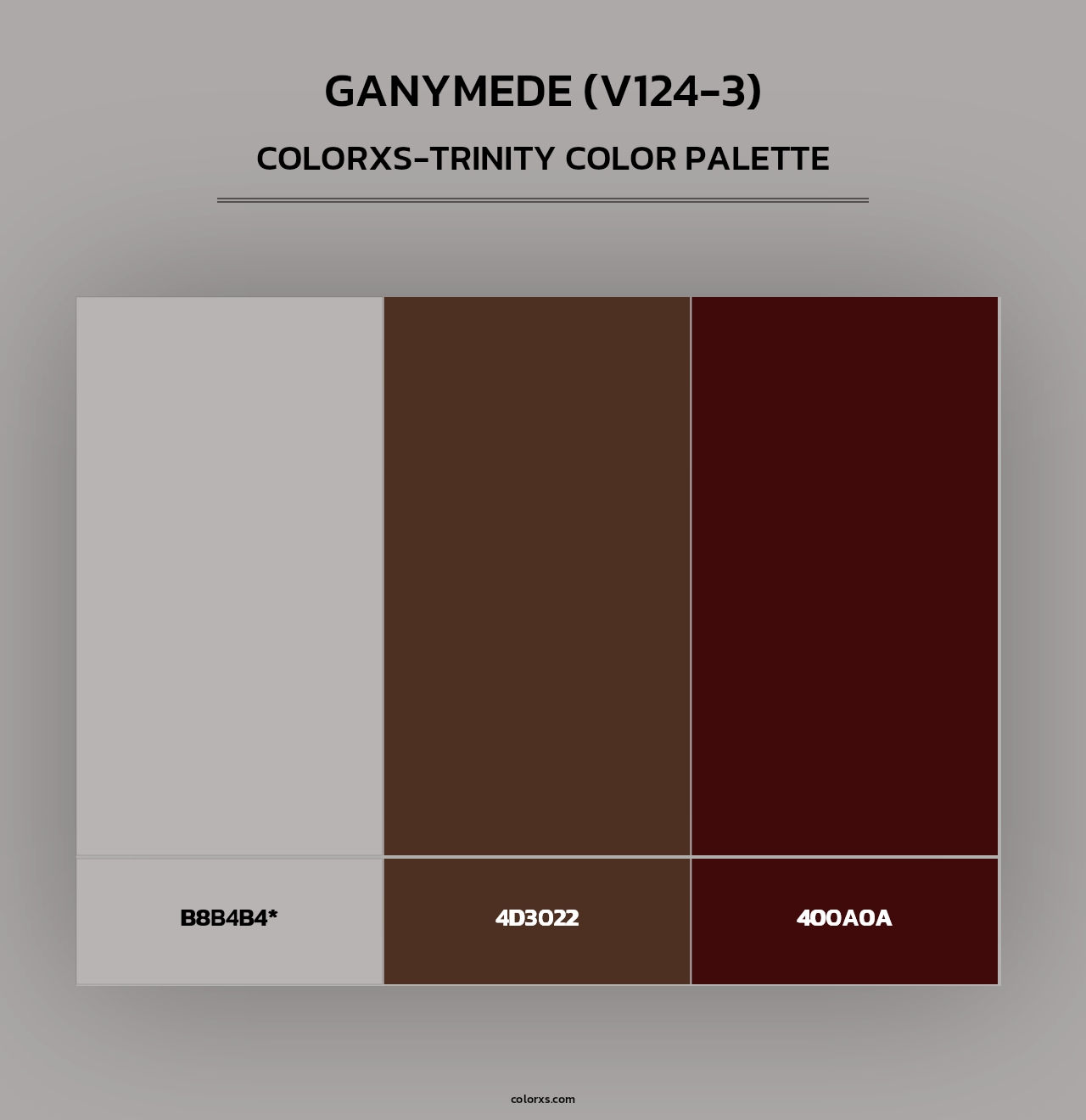 Ganymede (V124-3) - Colorxs Trinity Palette