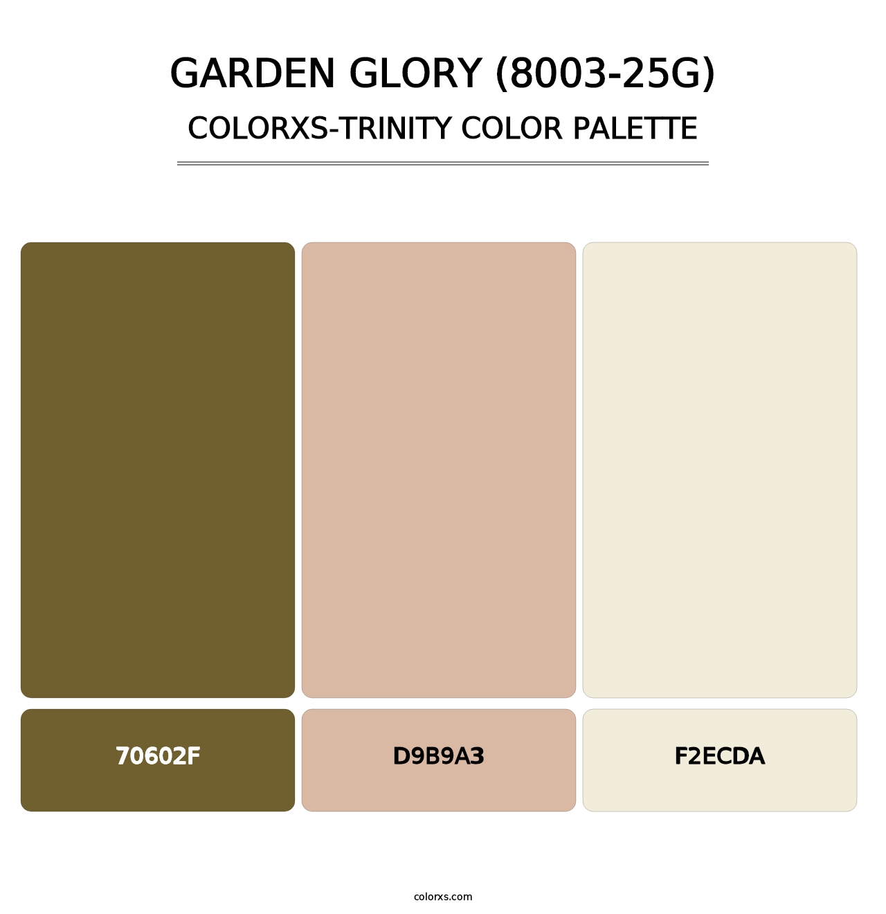 Garden Glory (8003-25G) - Colorxs Trinity Palette