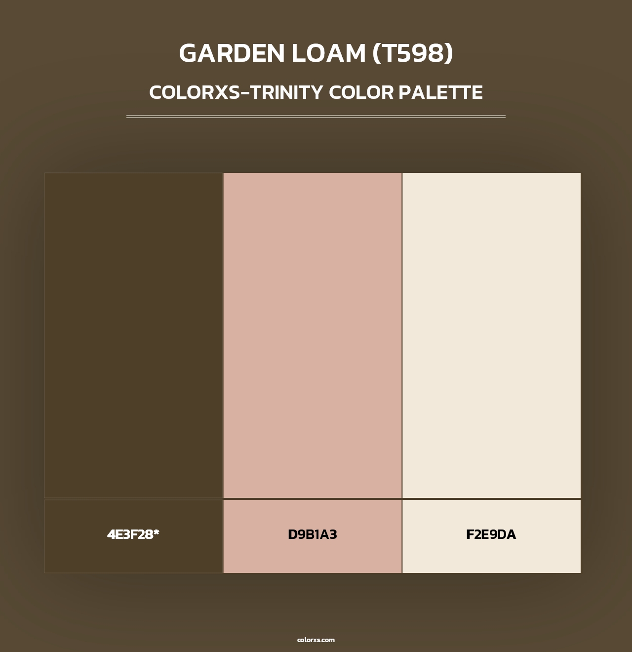 Garden Loam (T598) - Colorxs Trinity Palette