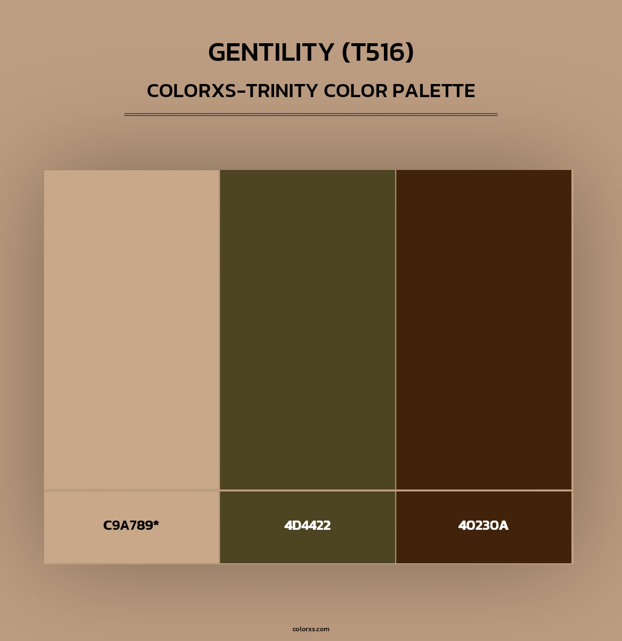 Gentility (T516) - Colorxs Trinity Palette