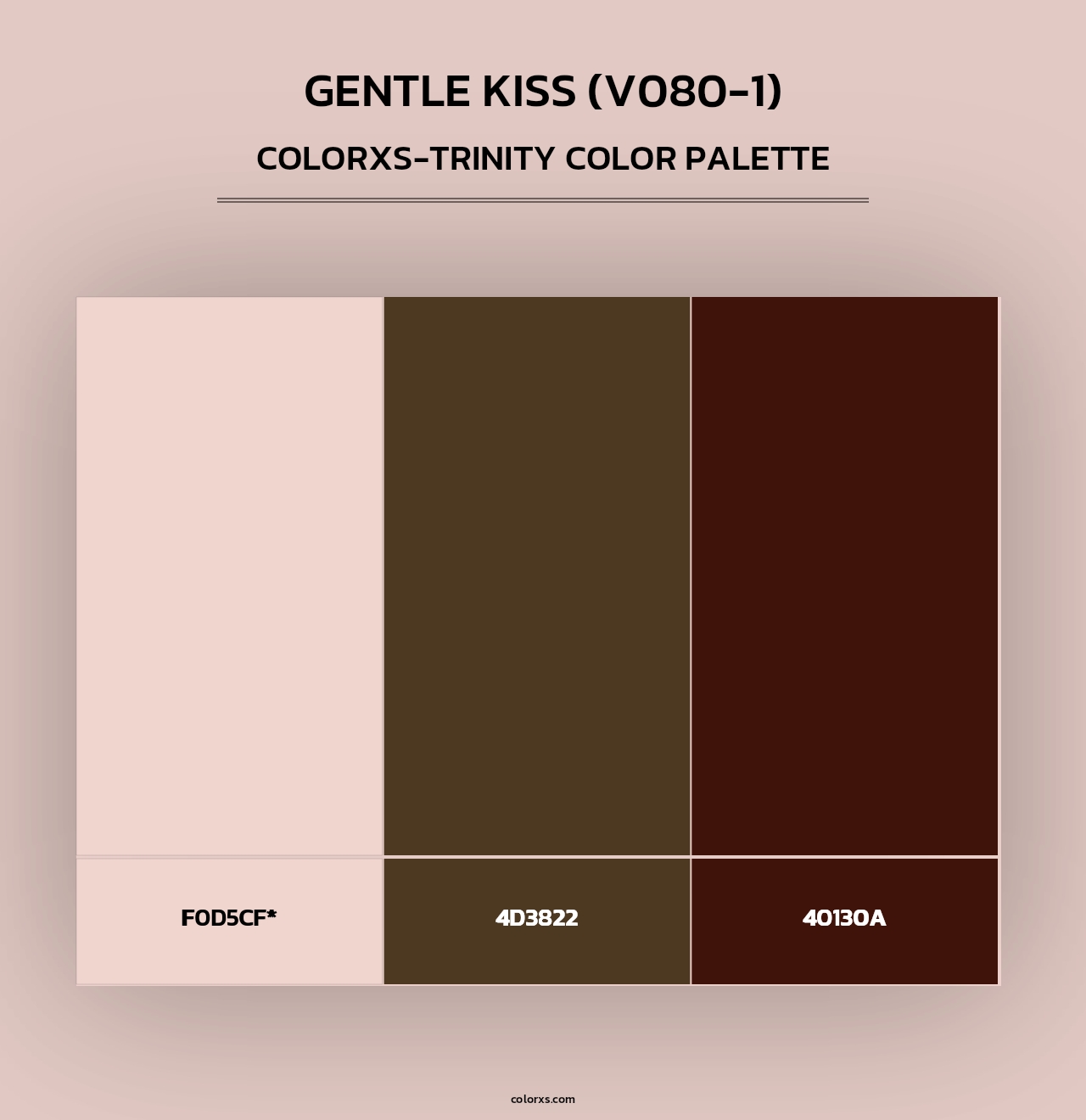Gentle Kiss (V080-1) - Colorxs Trinity Palette