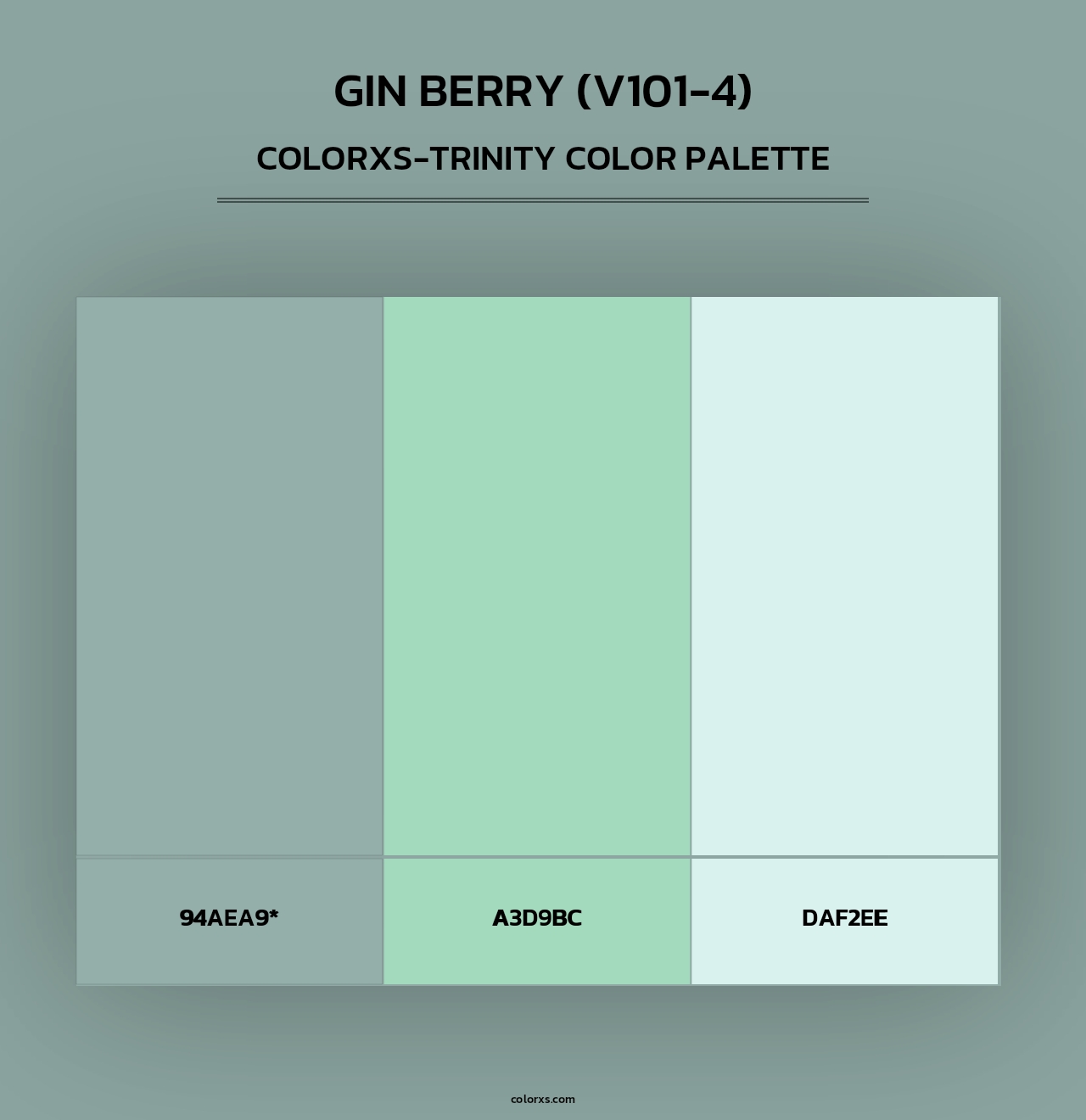 Gin Berry (V101-4) - Colorxs Trinity Palette