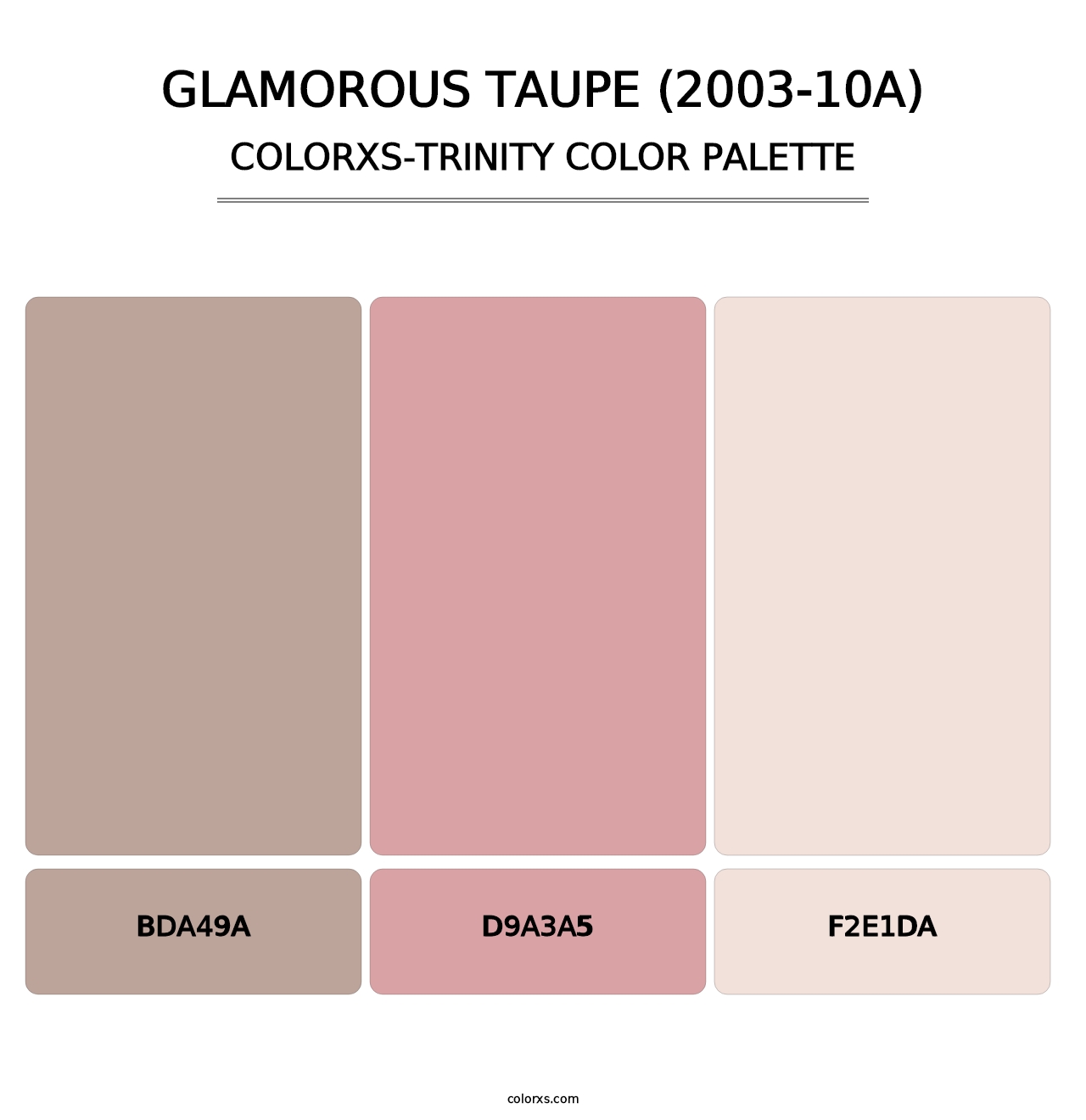 Glamorous Taupe (2003-10A) - Colorxs Trinity Palette