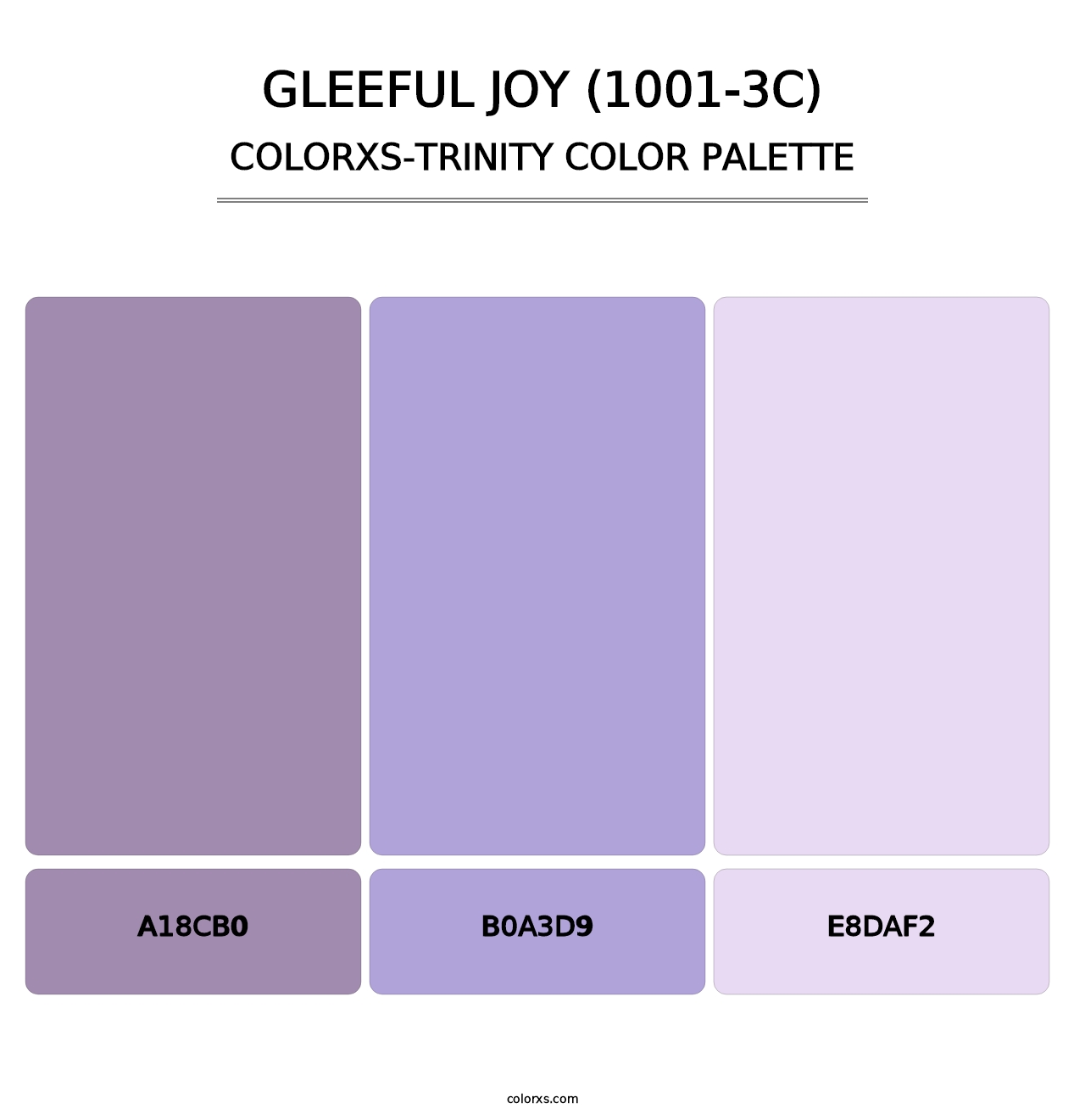 Gleeful Joy (1001-3C) - Colorxs Trinity Palette