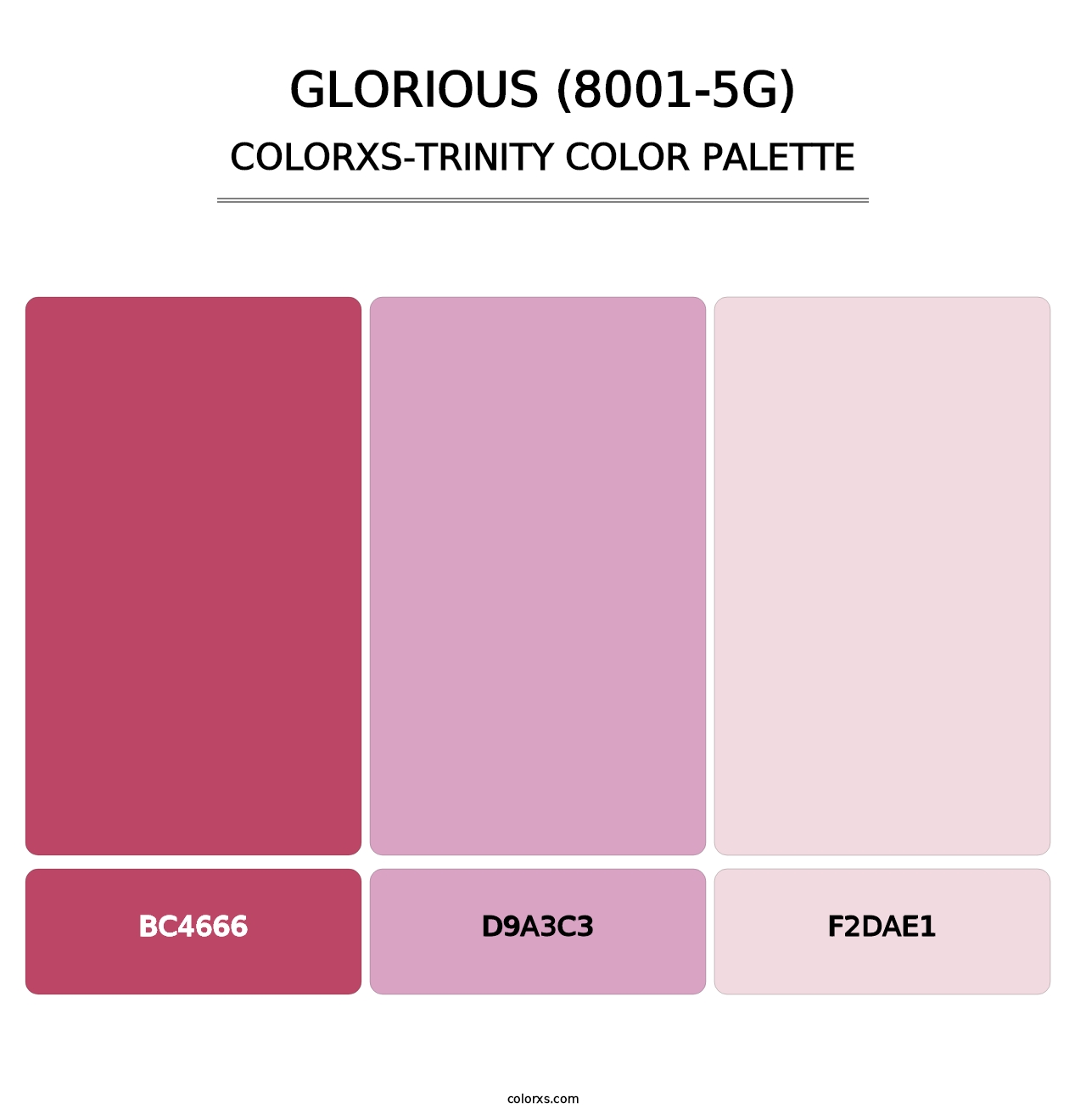 Glorious (8001-5G) - Colorxs Trinity Palette