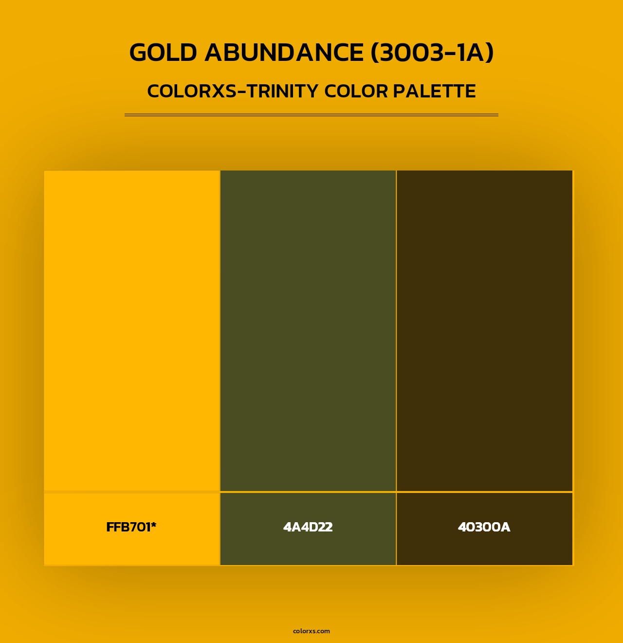 Gold Abundance (3003-1A) - Colorxs Trinity Palette