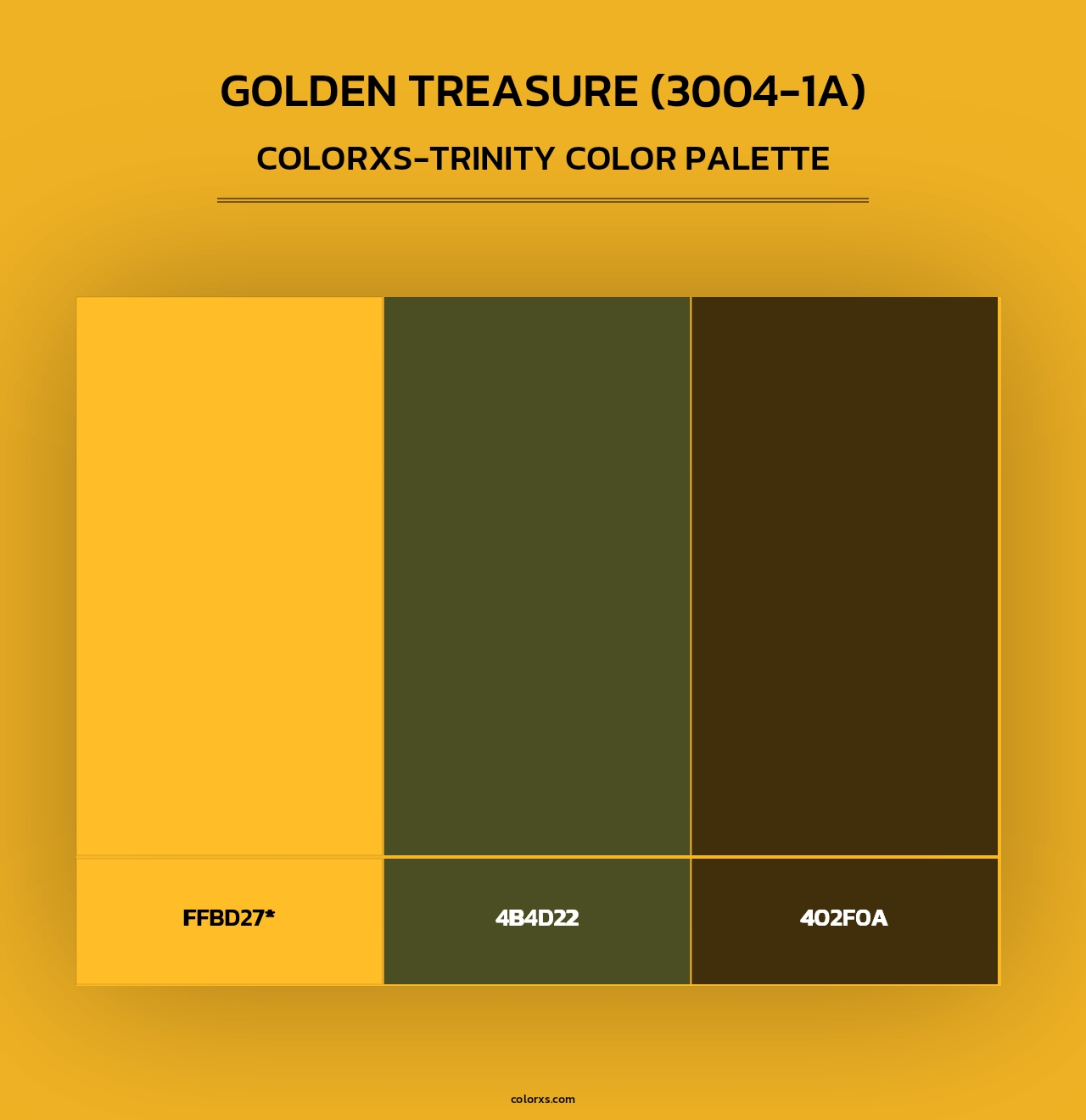 Golden Treasure (3004-1A) - Colorxs Trinity Palette