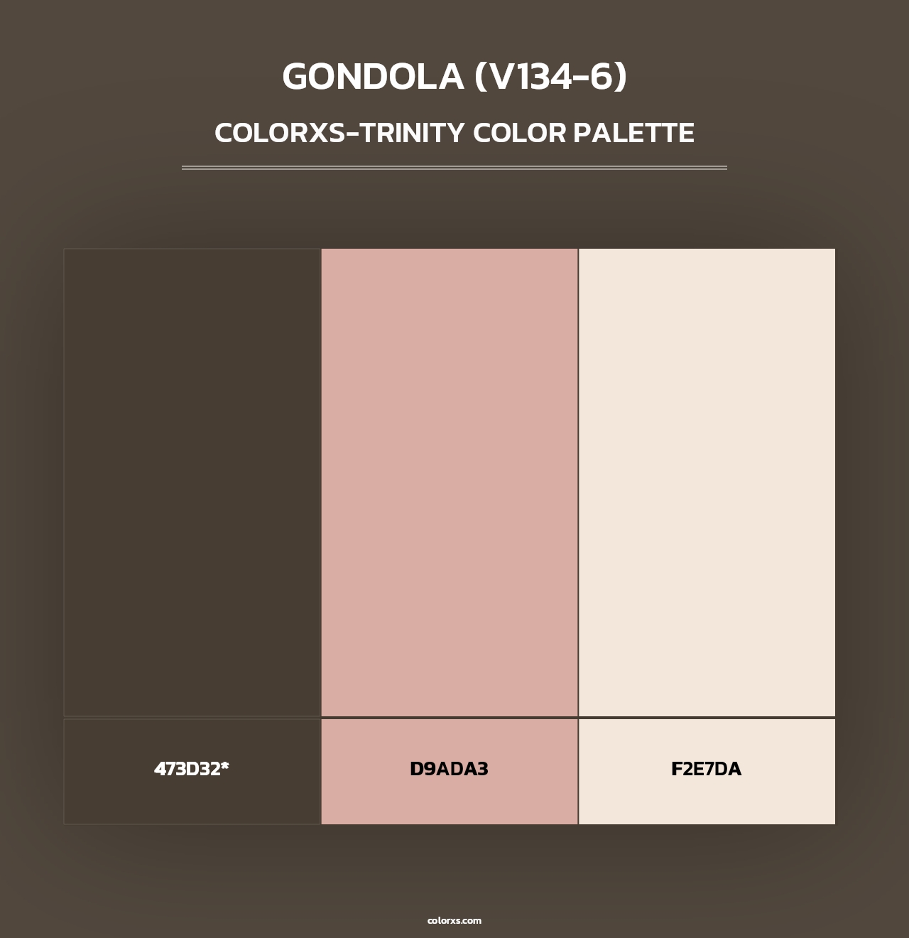 Gondola (V134-6) - Colorxs Trinity Palette