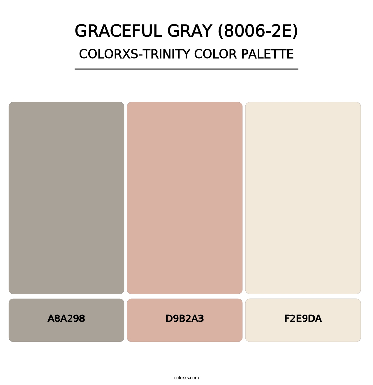 Graceful Gray (8006-2E) - Colorxs Trinity Palette
