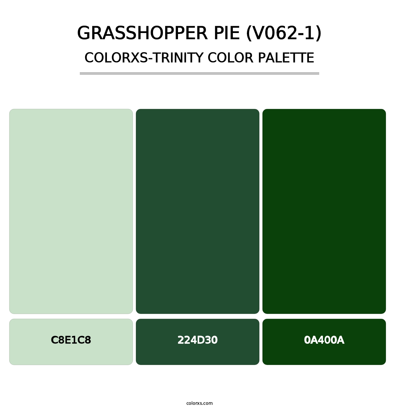 Grasshopper Pie (V062-1) - Colorxs Trinity Palette