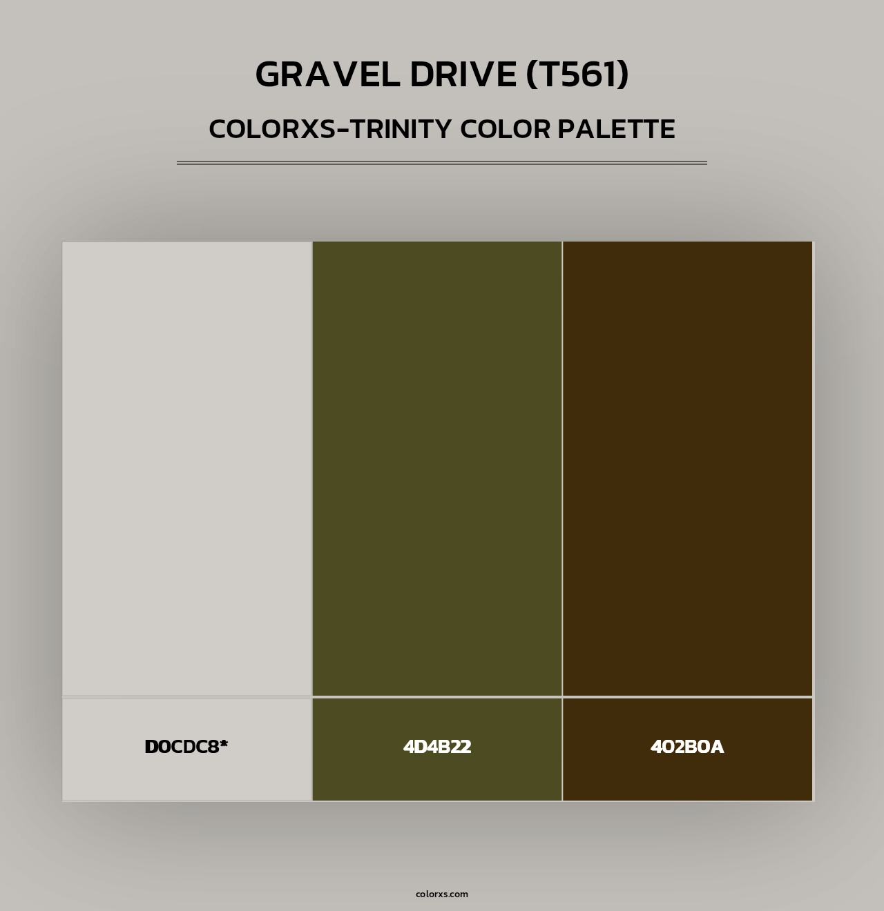 Gravel Drive (T561) - Colorxs Trinity Palette