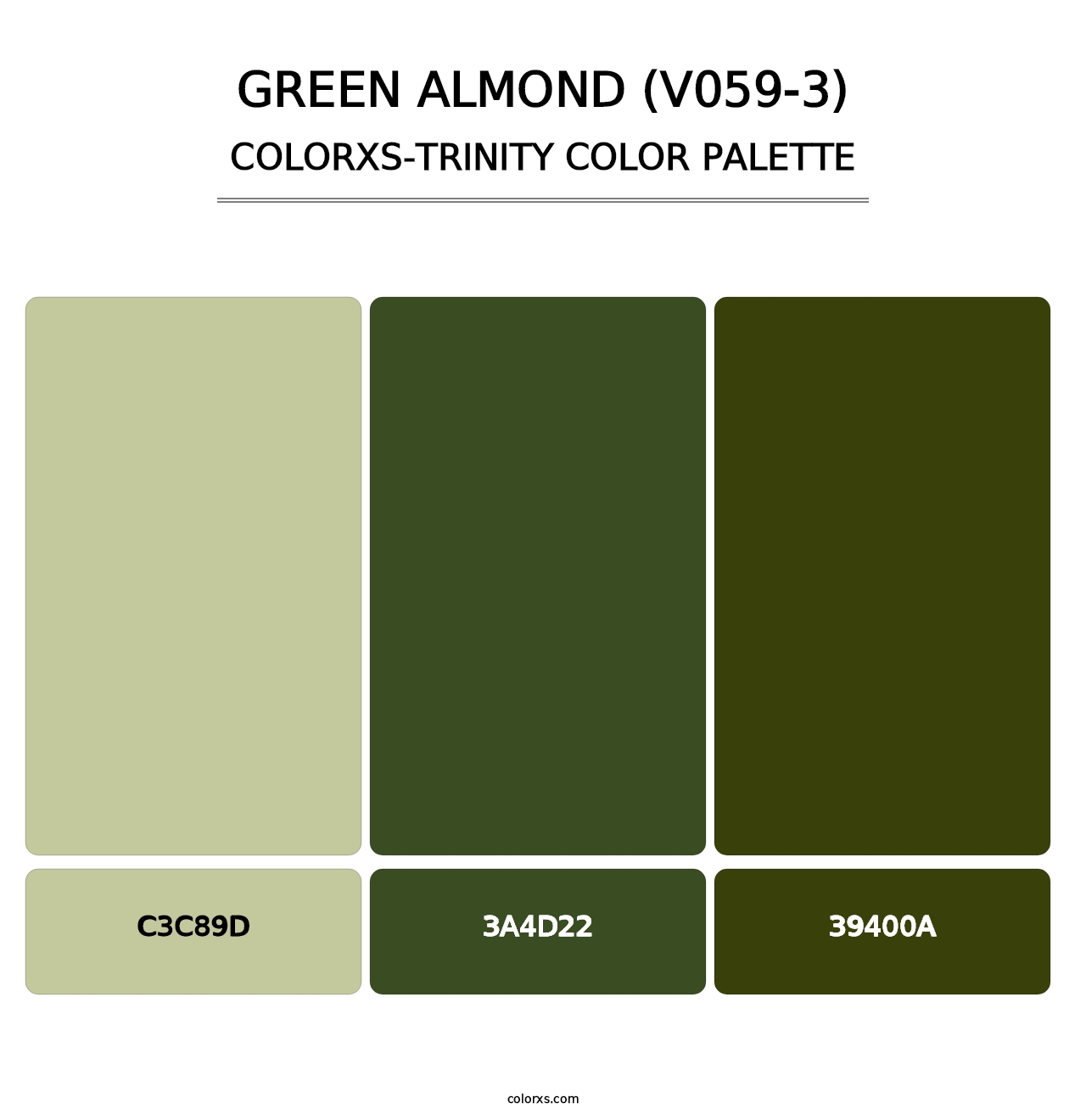 Green Almond (V059-3) - Colorxs Trinity Palette