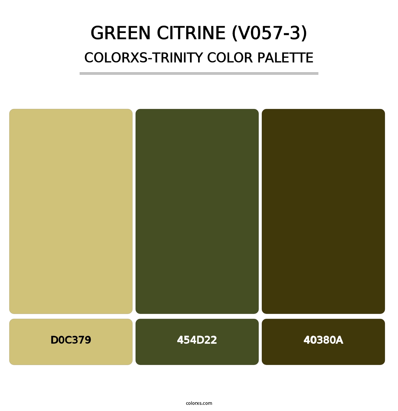 Green Citrine (V057-3) - Colorxs Trinity Palette