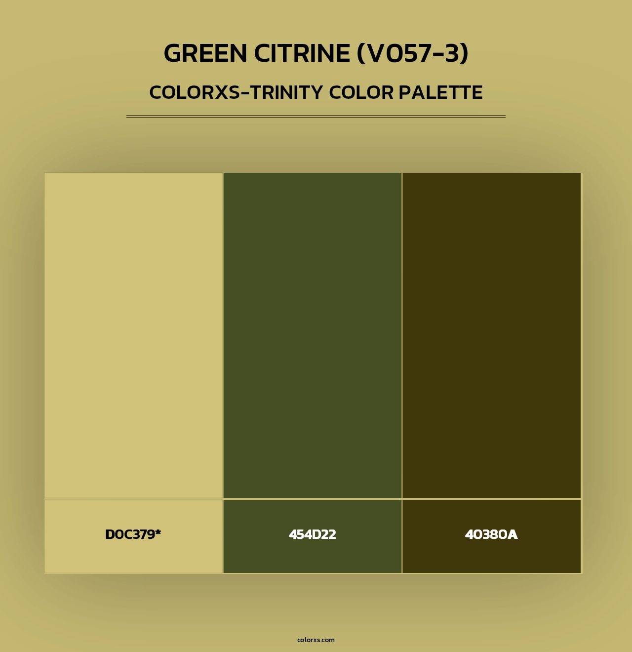 Green Citrine (V057-3) - Colorxs Trinity Palette