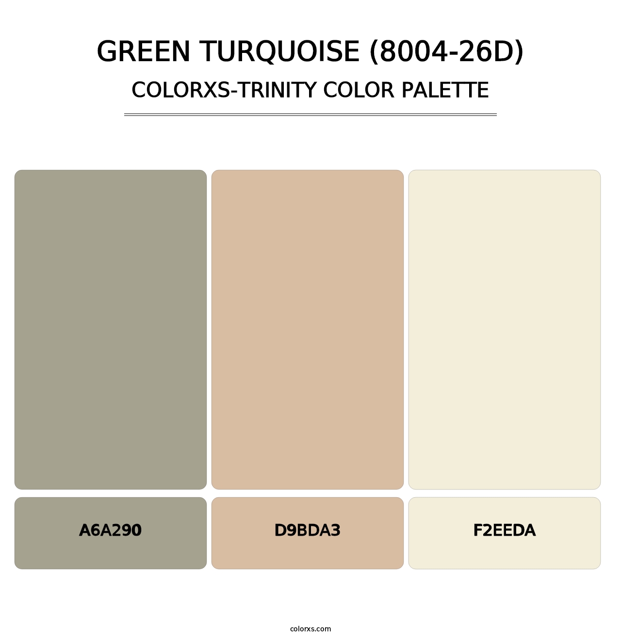 Green Turquoise (8004-26D) - Colorxs Trinity Palette