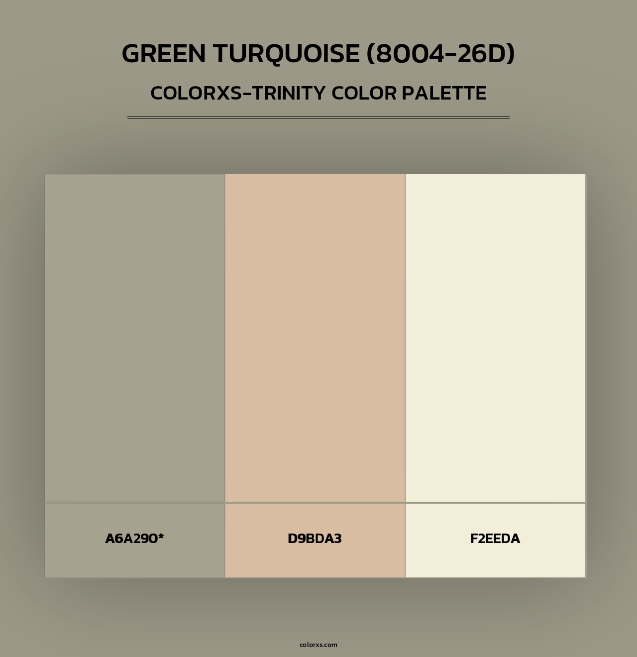 Green Turquoise (8004-26D) - Colorxs Trinity Palette