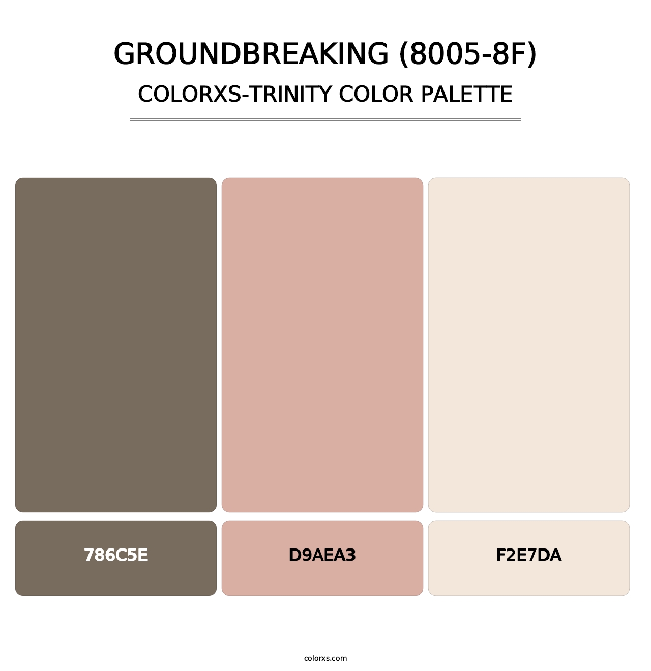 Groundbreaking (8005-8F) - Colorxs Trinity Palette