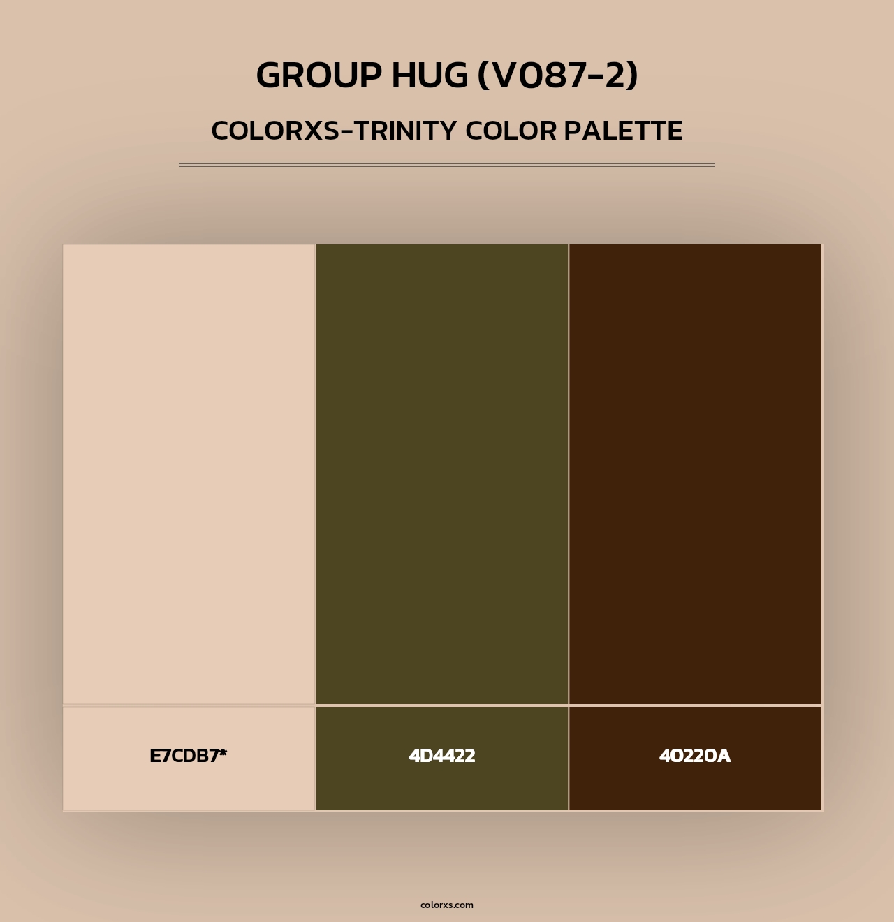Group Hug (V087-2) - Colorxs Trinity Palette