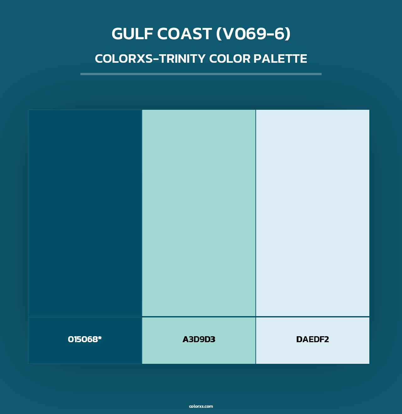 Gulf Coast (V069-6) - Colorxs Trinity Palette