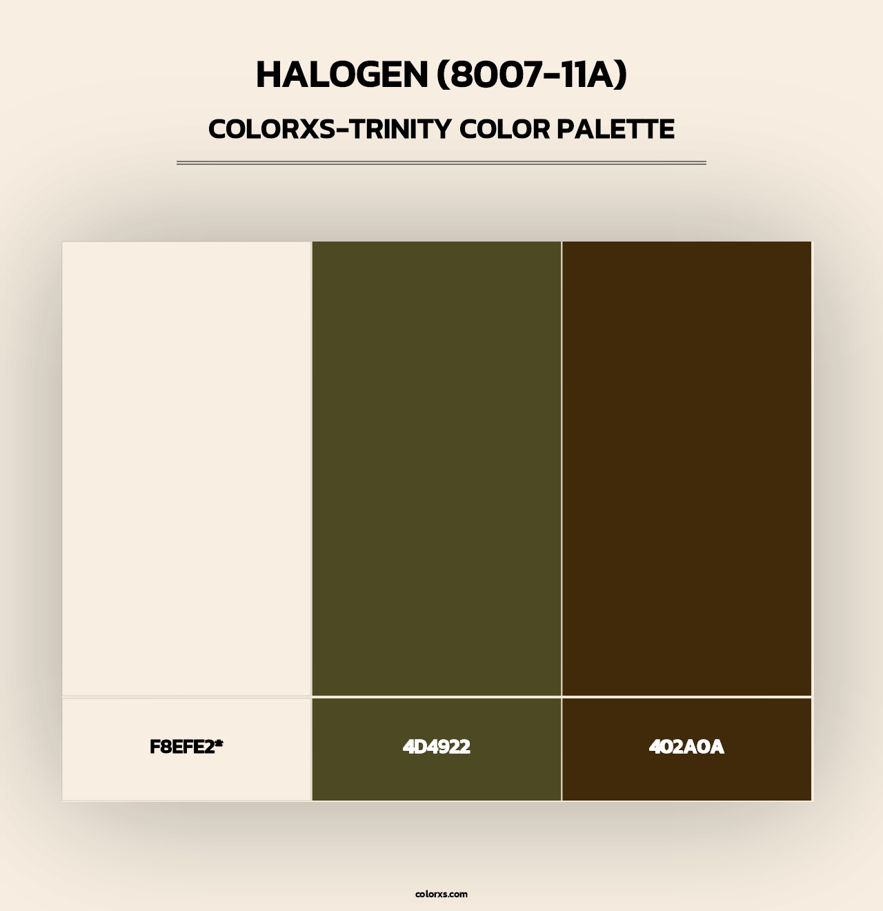 Halogen (8007-11A) - Colorxs Trinity Palette