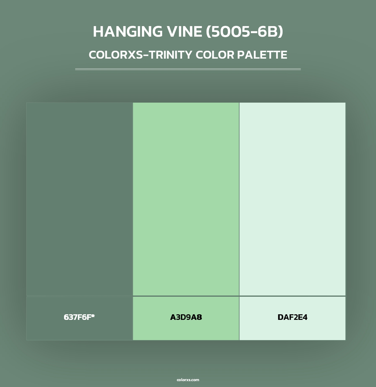 Hanging Vine (5005-6B) - Colorxs Trinity Palette