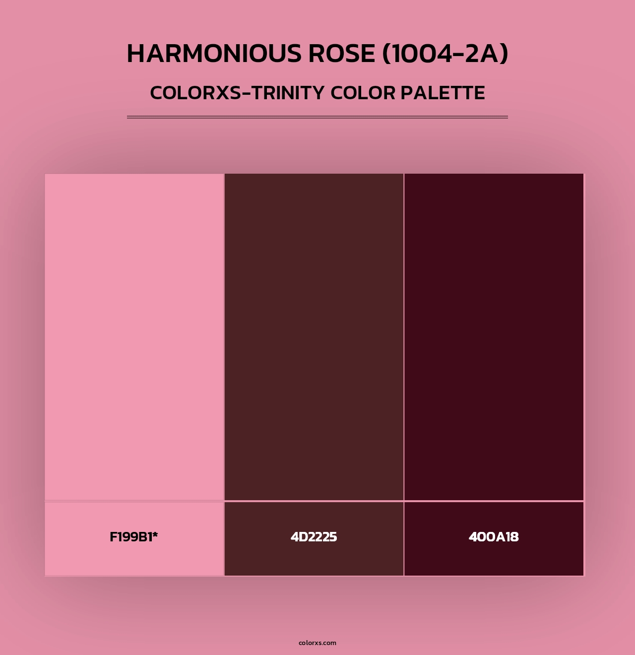 Harmonious Rose (1004-2A) - Colorxs Trinity Palette