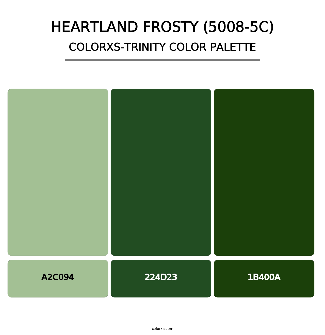 Heartland Frosty (5008-5C) - Colorxs Trinity Palette