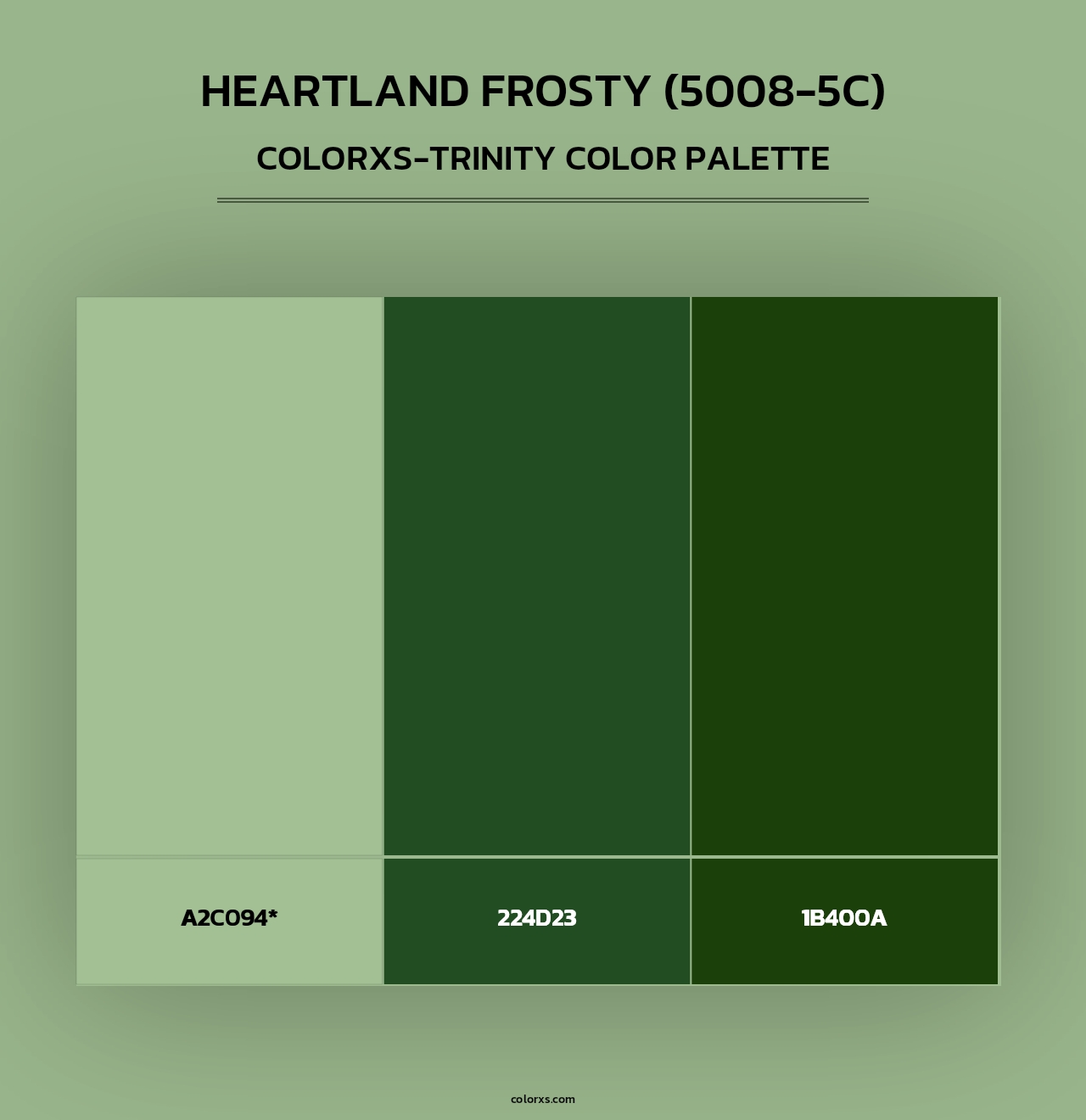 Heartland Frosty (5008-5C) - Colorxs Trinity Palette