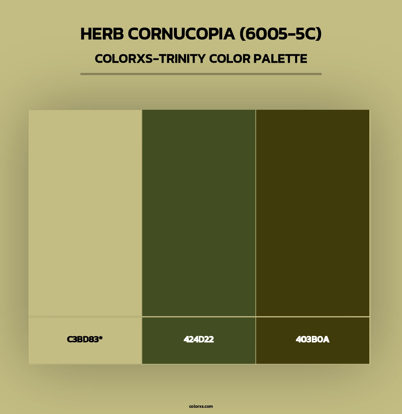 Herb Cornucopia (6005-5C) - Colorxs Trinity Palette