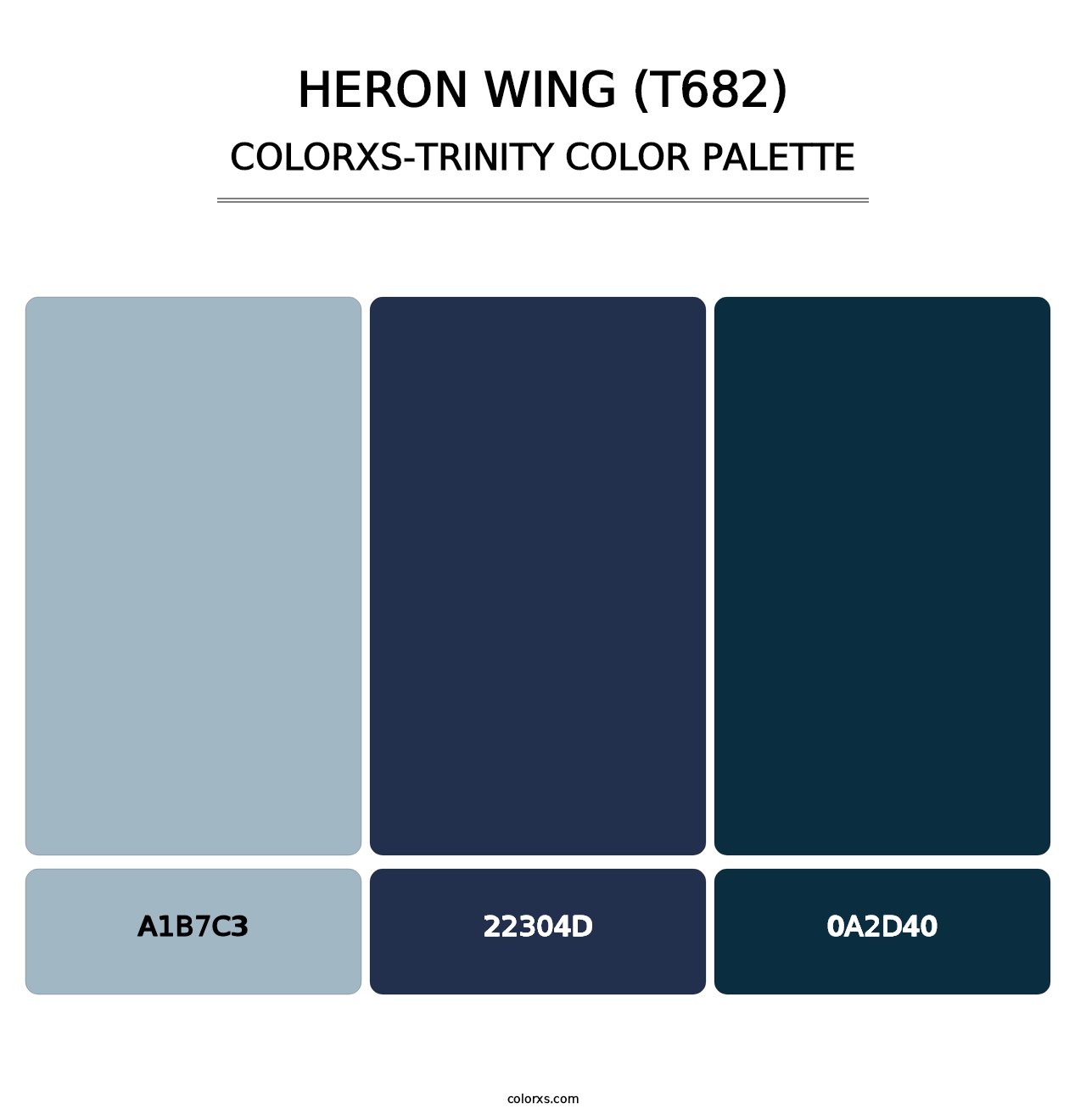 Heron Wing (T682) - Colorxs Trinity Palette